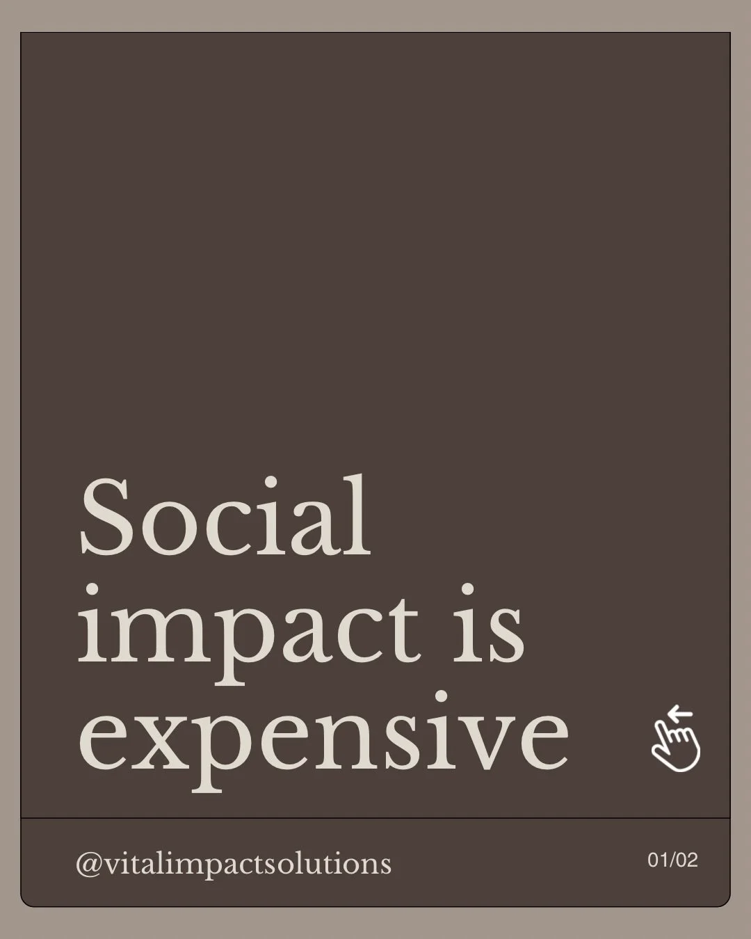 False!!

Strategic impact:
&bull; reduces turnover
&bull; builds trust with communities
&bull; strengthens decision-making
&bull; drives sustainable growth

At VIS, impact isn&rsquo;t an add-on.
It&rsquo;s built into how organizations operate, lead, 