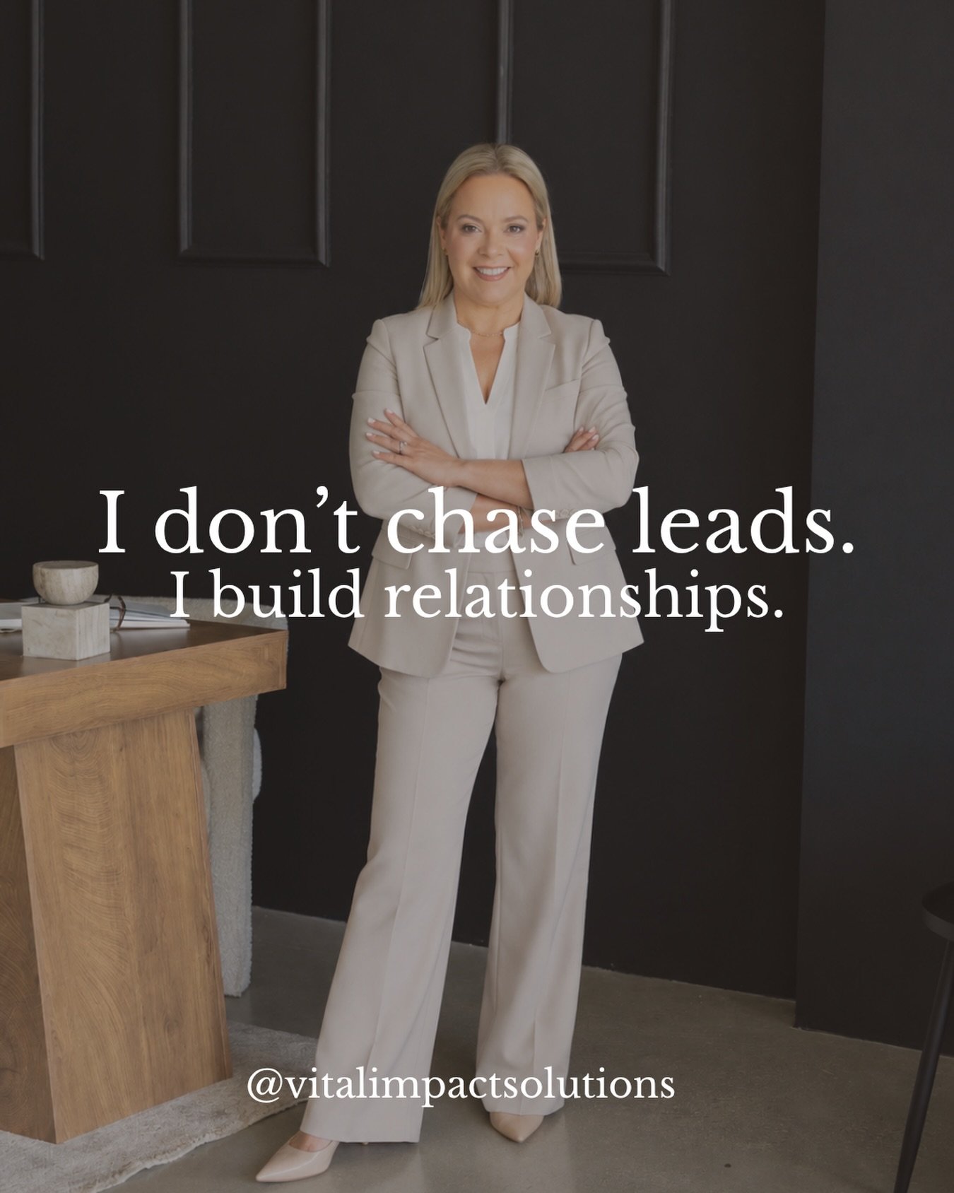 I don&rsquo;t spend my time chasing leads. I spend my time building relationships. The kind where people remember how you made them feel. The kind where you listen more than you pitch. The kind where trust is built long before business is discussed.
