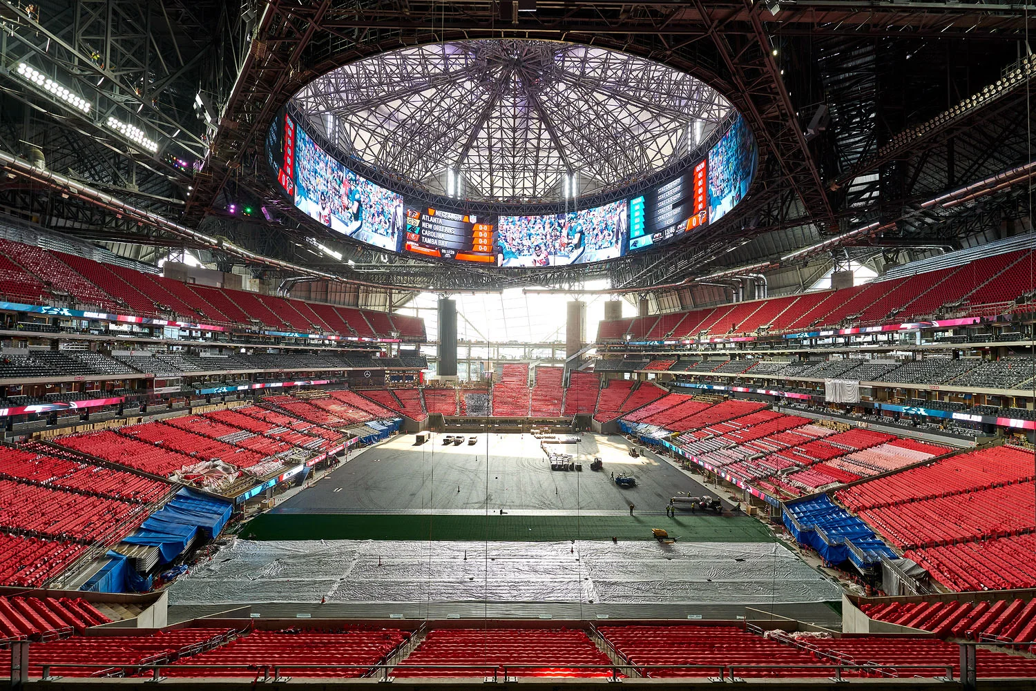 atlanta commercial photography mercedes benz stadium (Copy)