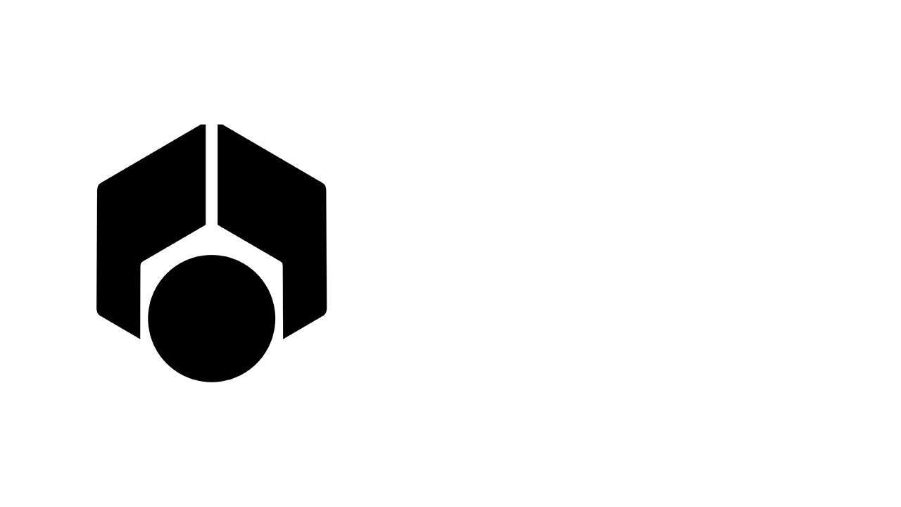 Logo with a hexagon and a circle, and the text 'DRILL AND DELVE' in bold white letters on a black background.
