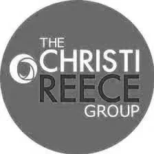 Gray circle with white text that reads, "The Christi Reece Group."