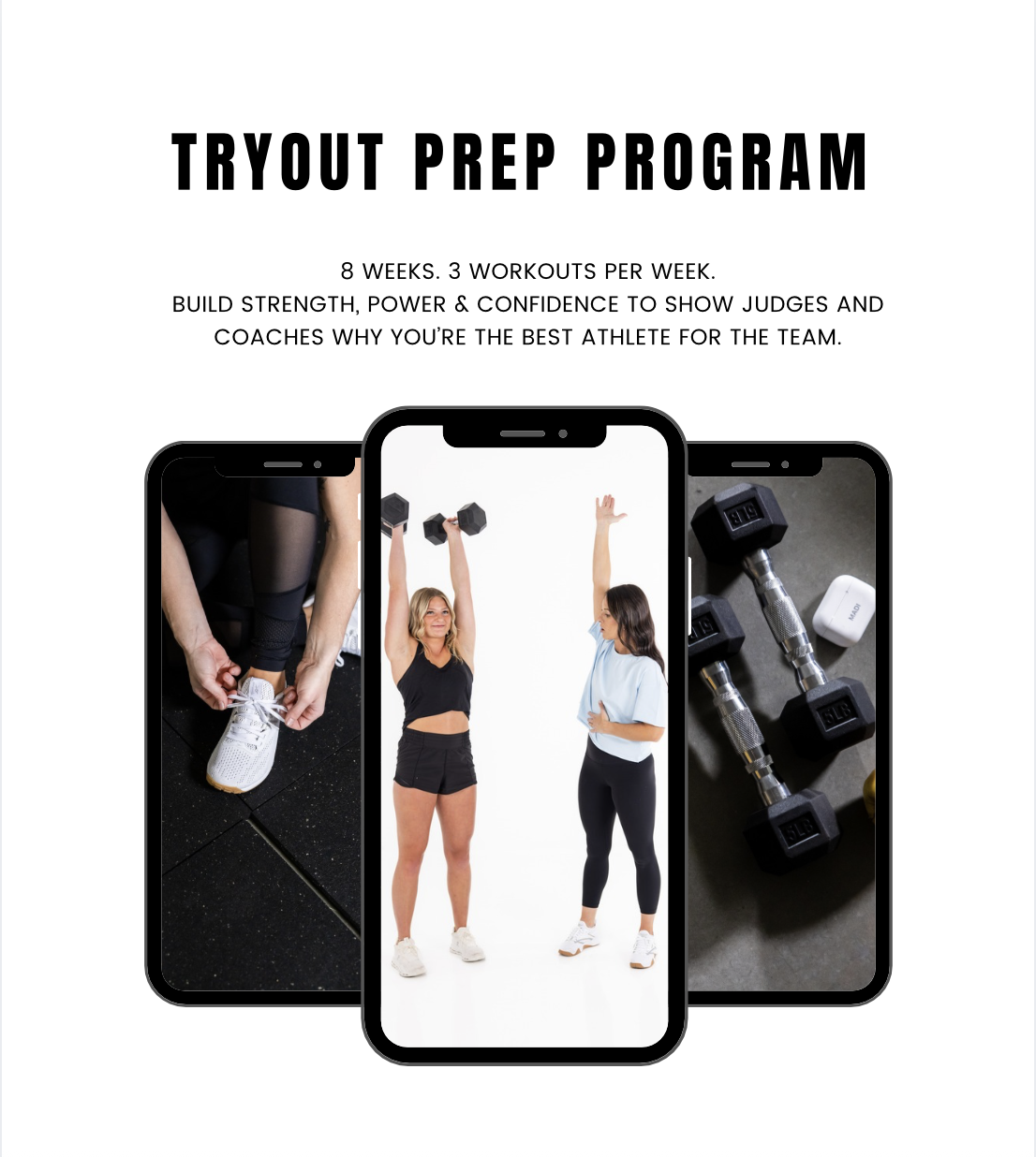Tryout Prep Program Cover Page