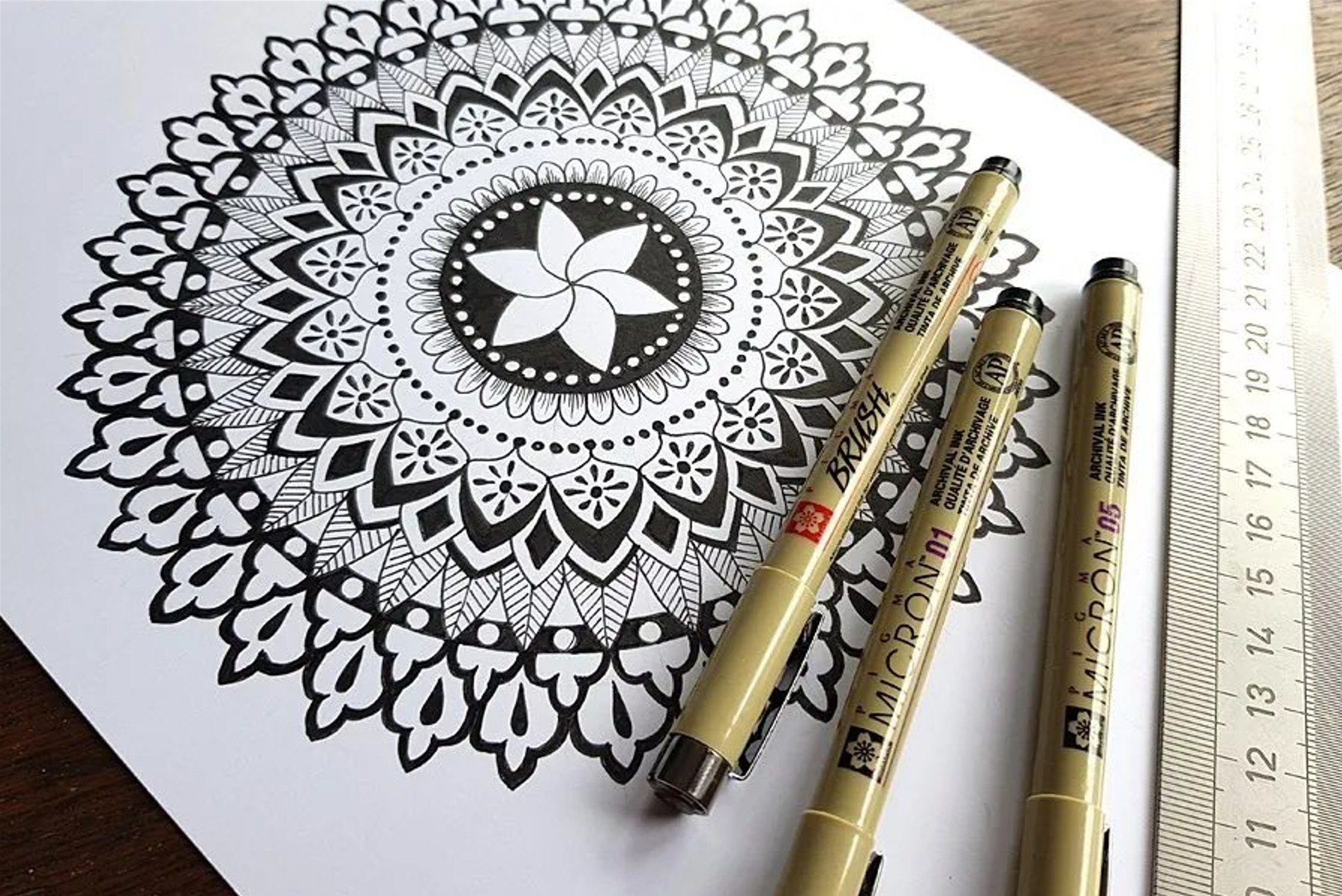Mandala Puzzle Making with Micron