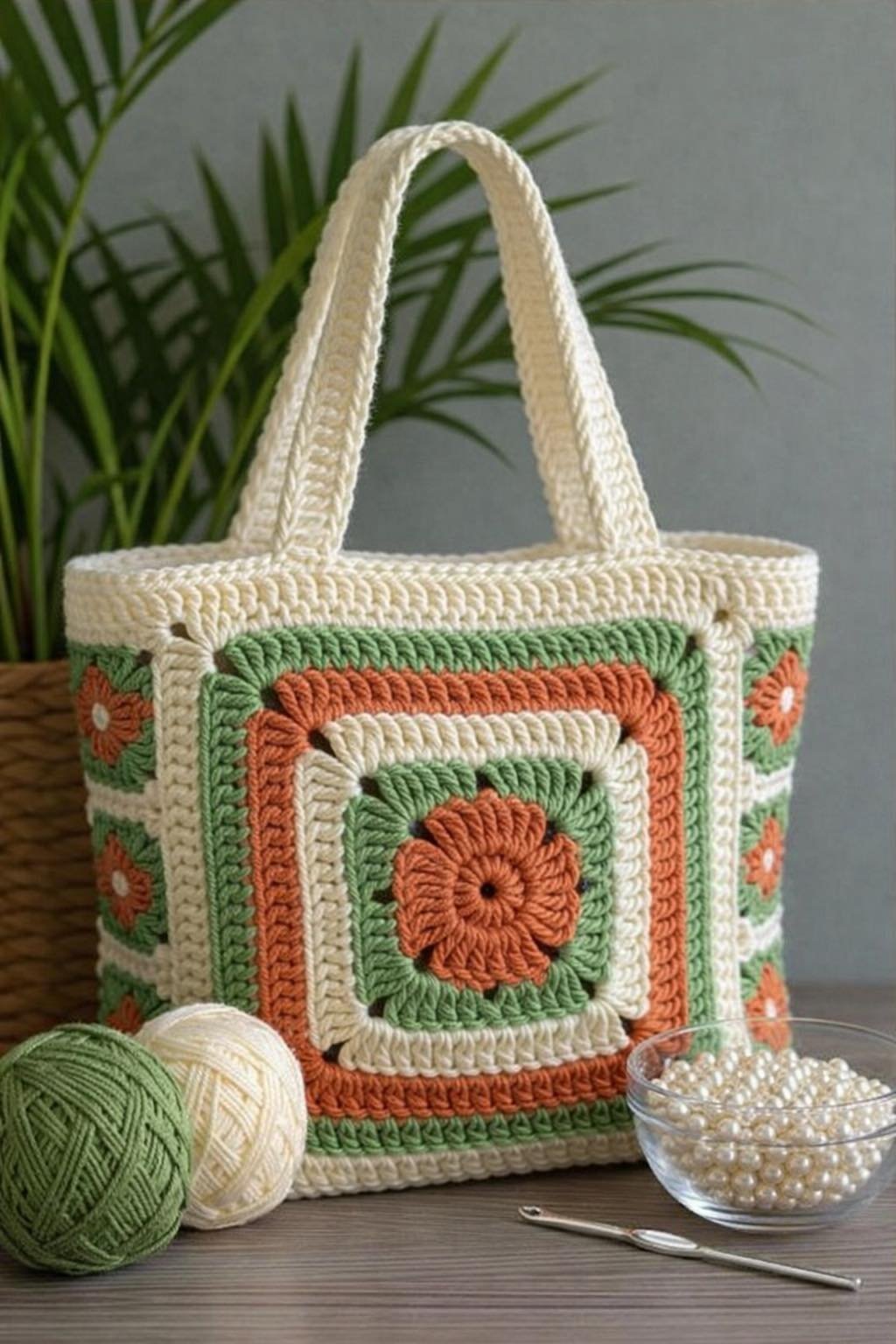 Crochet Tote Bag
