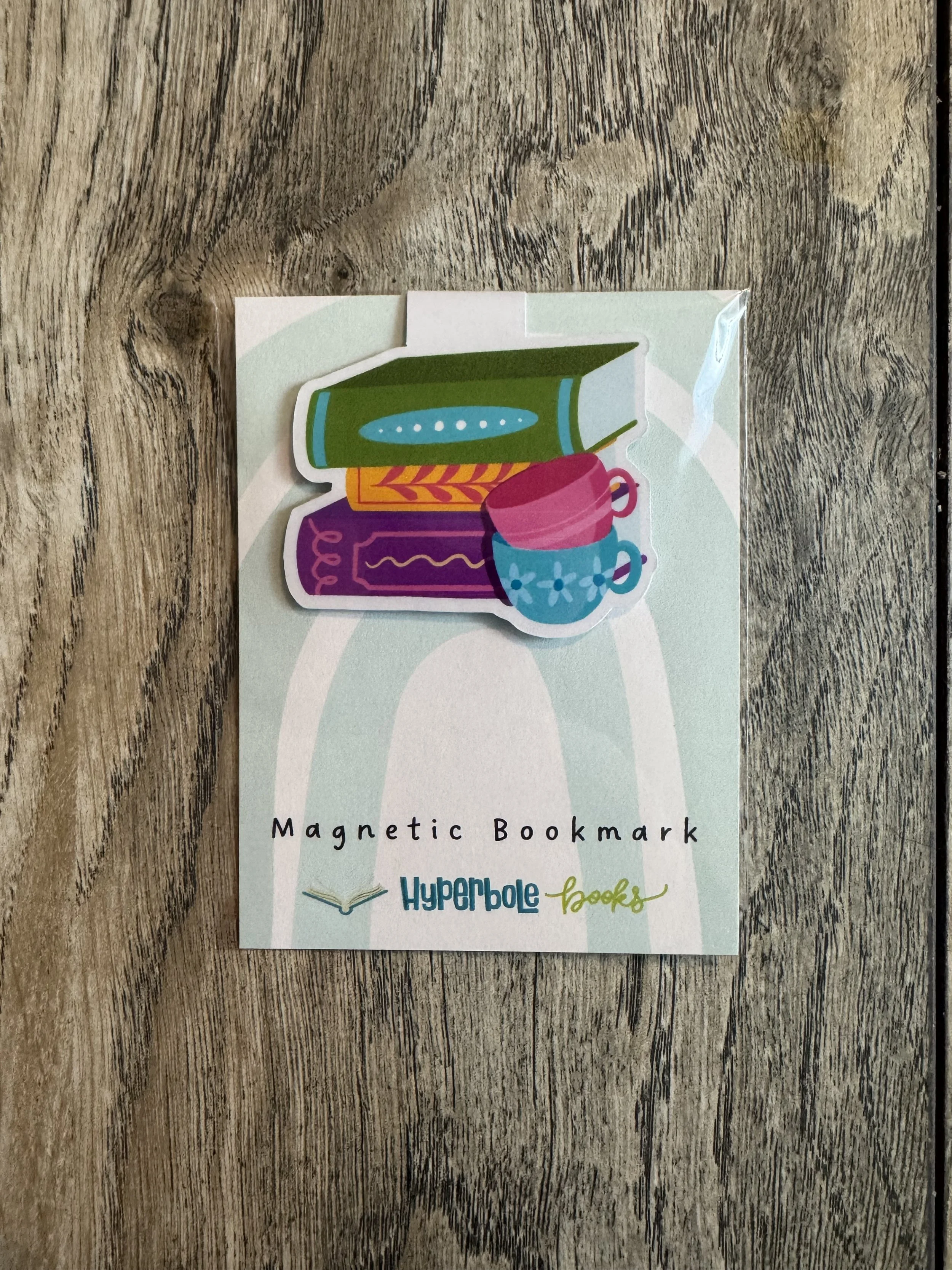 Books and Tea Magnetic Bookmark