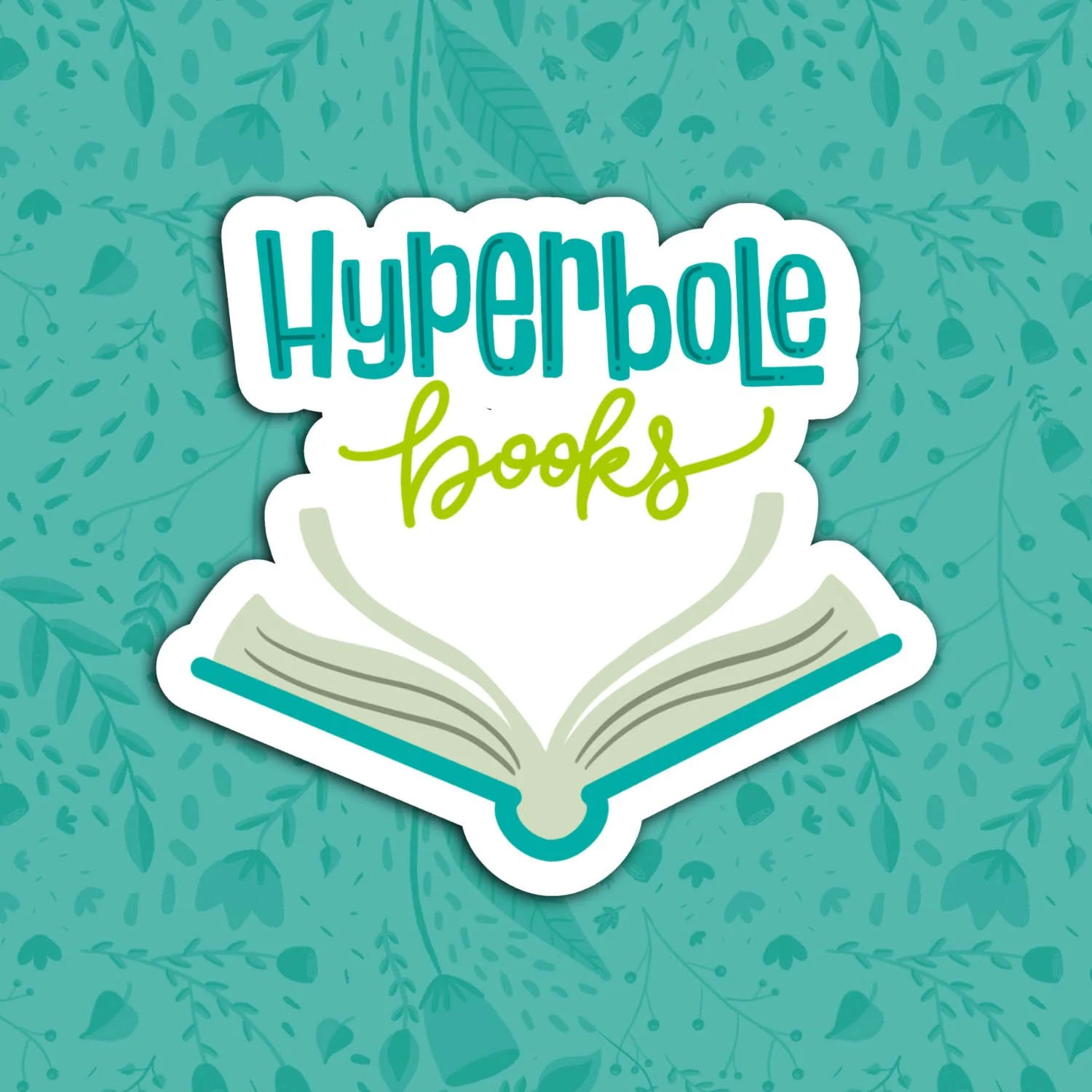 Hyperbole Books Logo Sticker