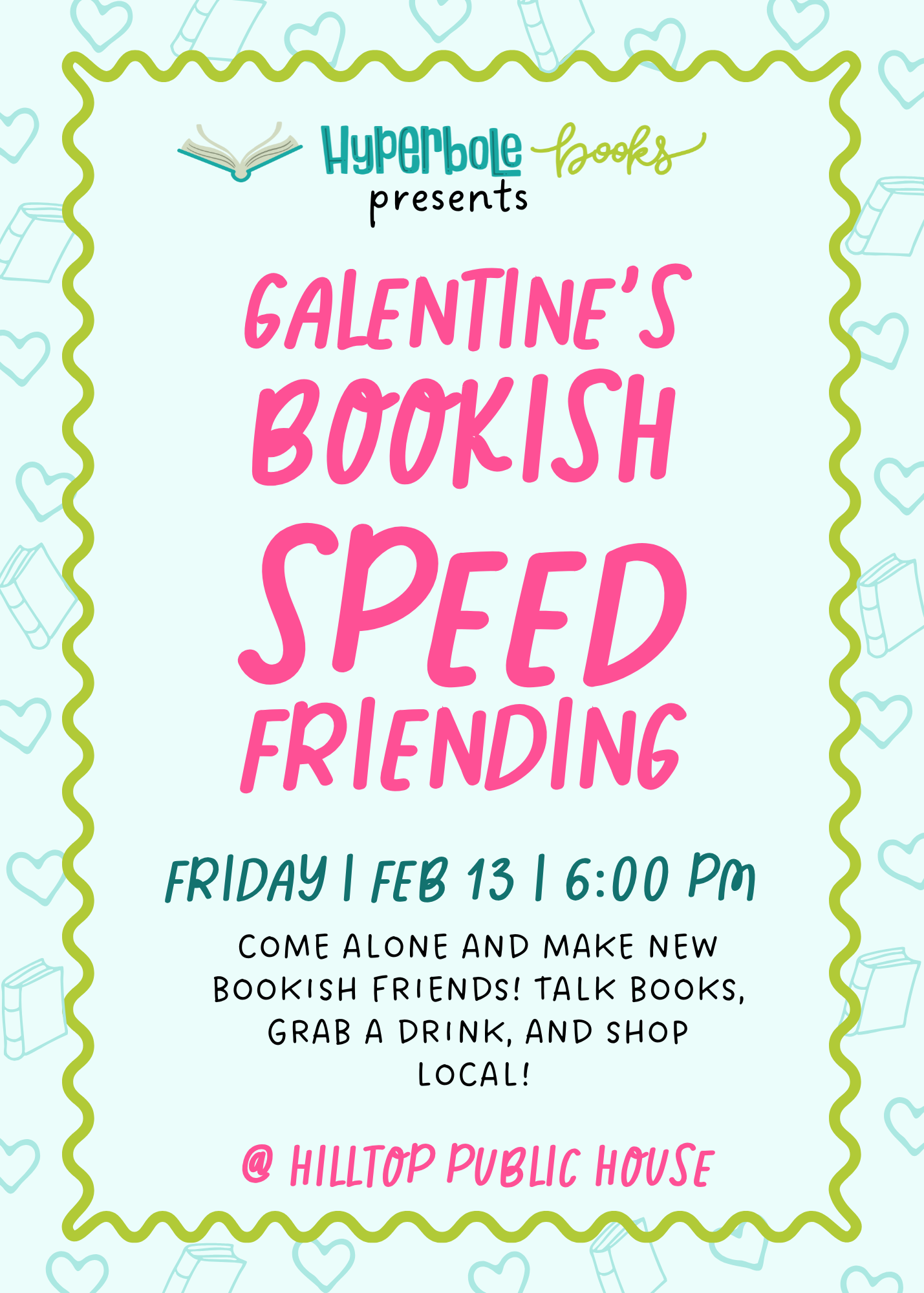 Galentine's Bookish Speed Friending
