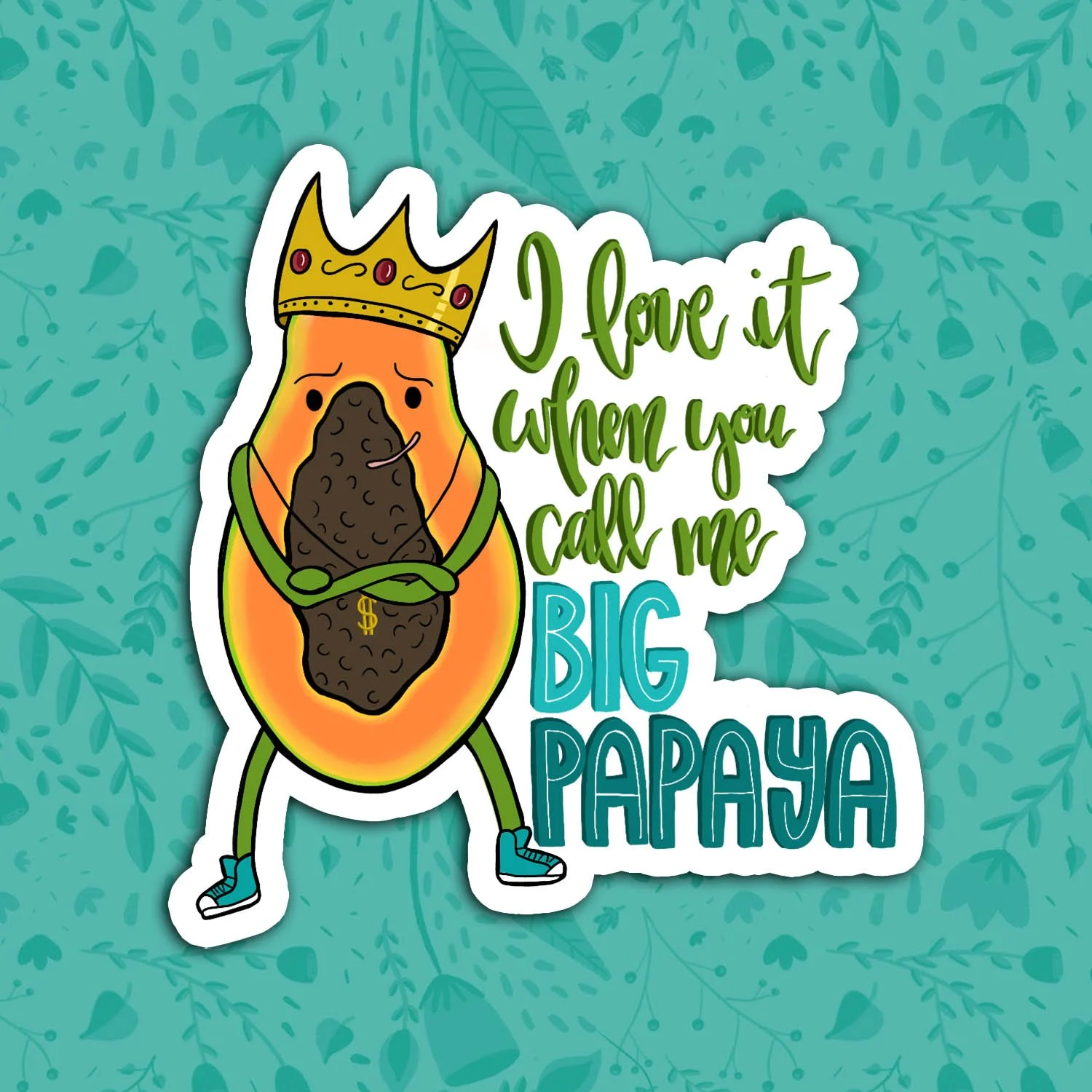 Big Papaya Sticker