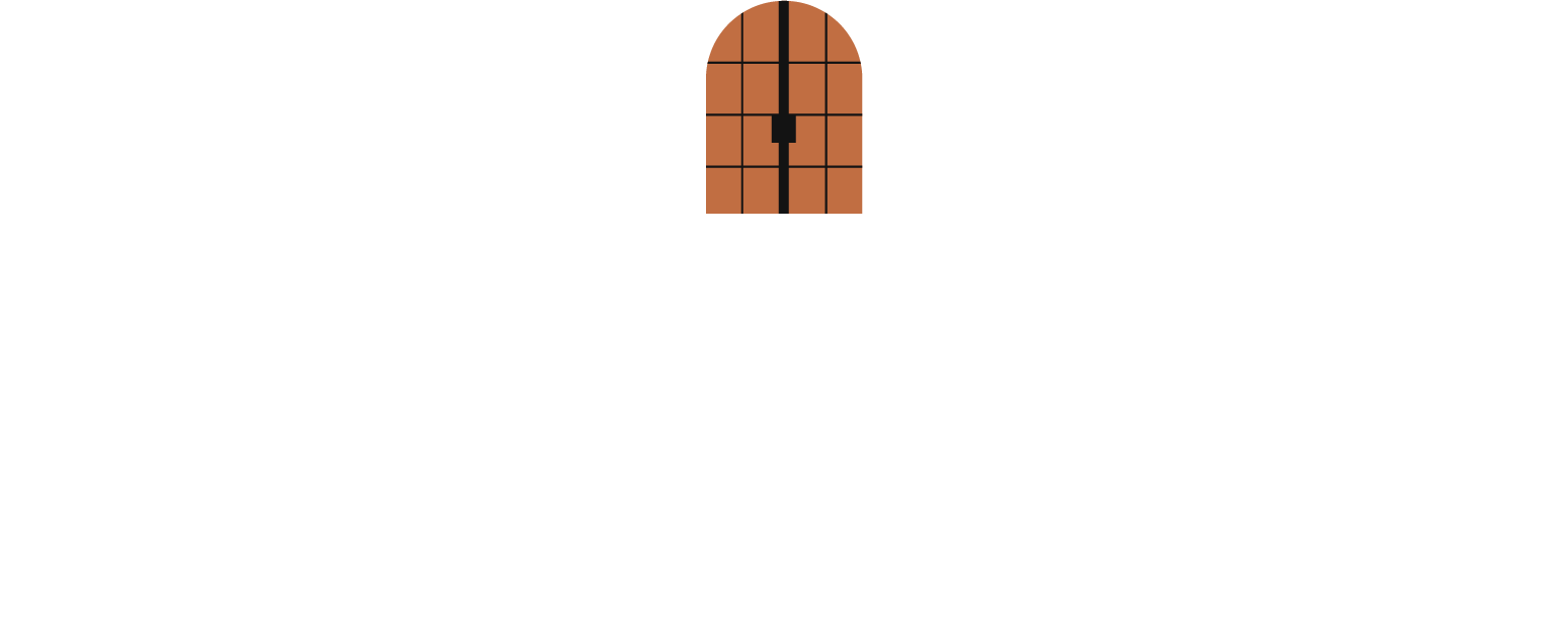 BELLEVRA Group logo in White with Orange arch logo