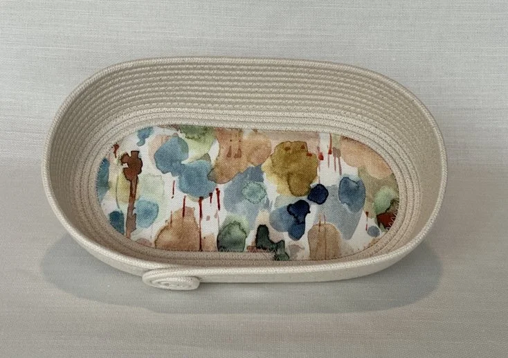 The Darcy   Oval Watercolor Bowl