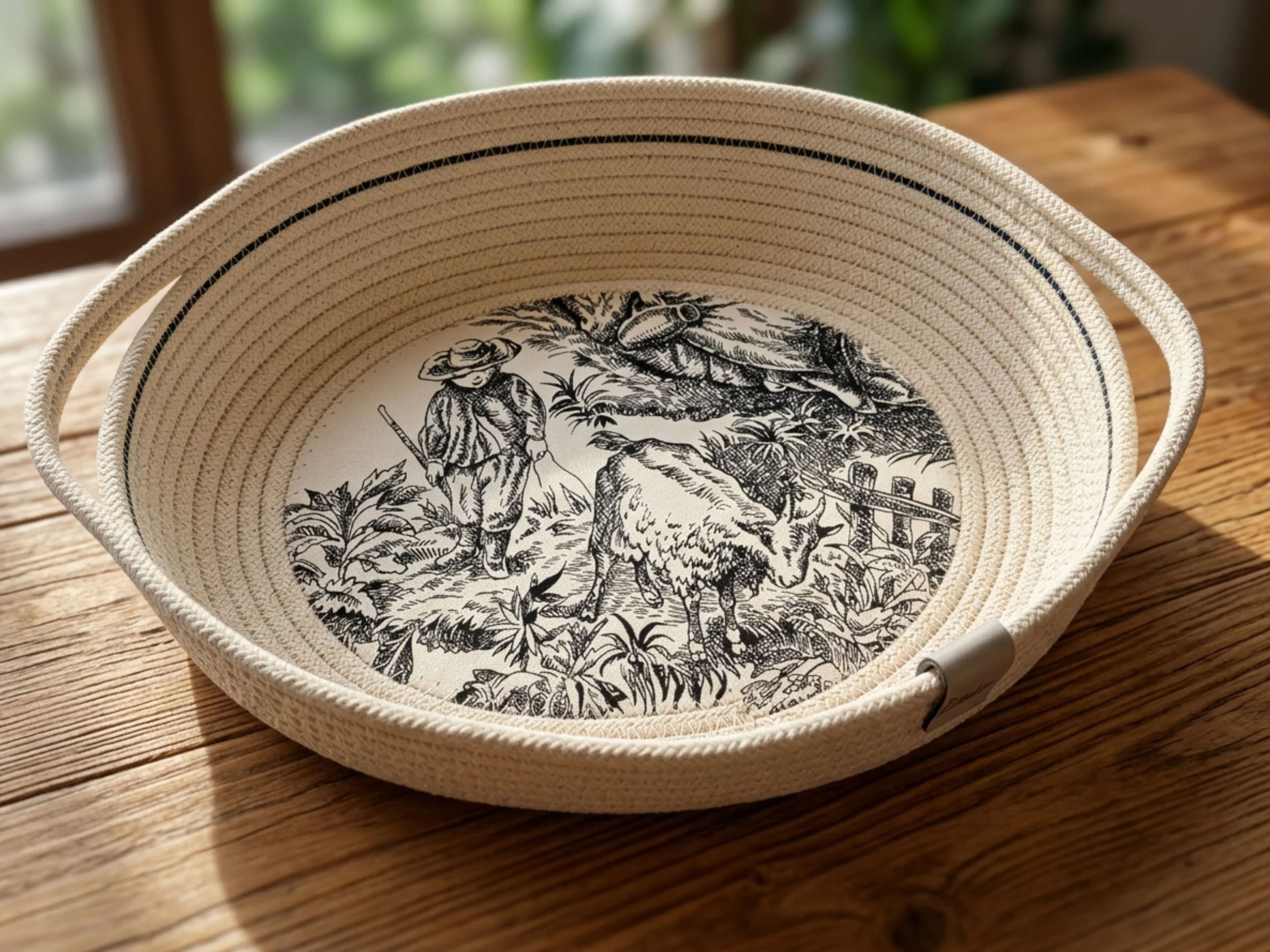 Bl and Wh Toile on wood L429.jpg