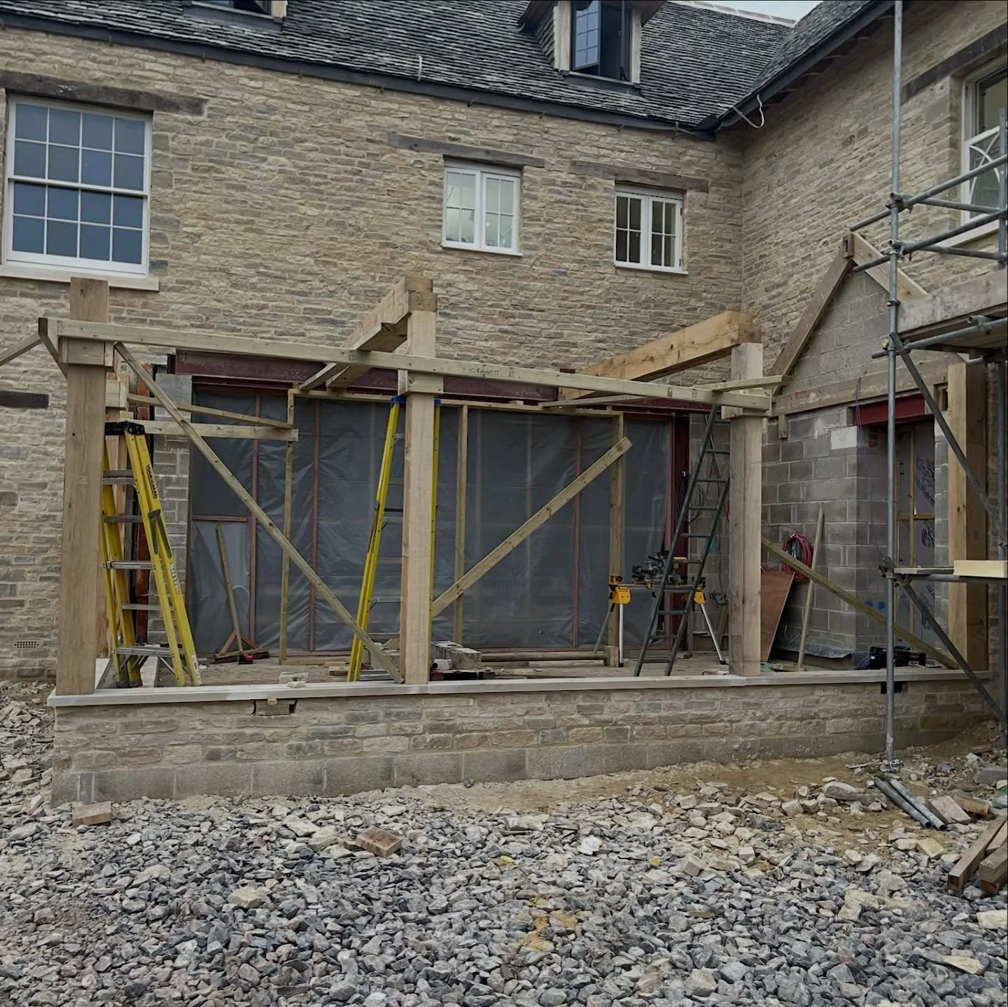 An exciting project underway, a stunning oak-framed extension taking shape. 🍂

If you&rsquo;re planning an extension, renovation, or bespoke carpentry project, we&rsquo;d love to help bring your ideas to life.

📞 Free Quotes: 07791 289351
📧 cotswo