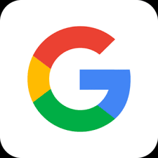 Google logo with a colorful G and a white background.