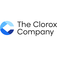 The Clorox Company logo with a stylized blue and dark blue circular icon and black text