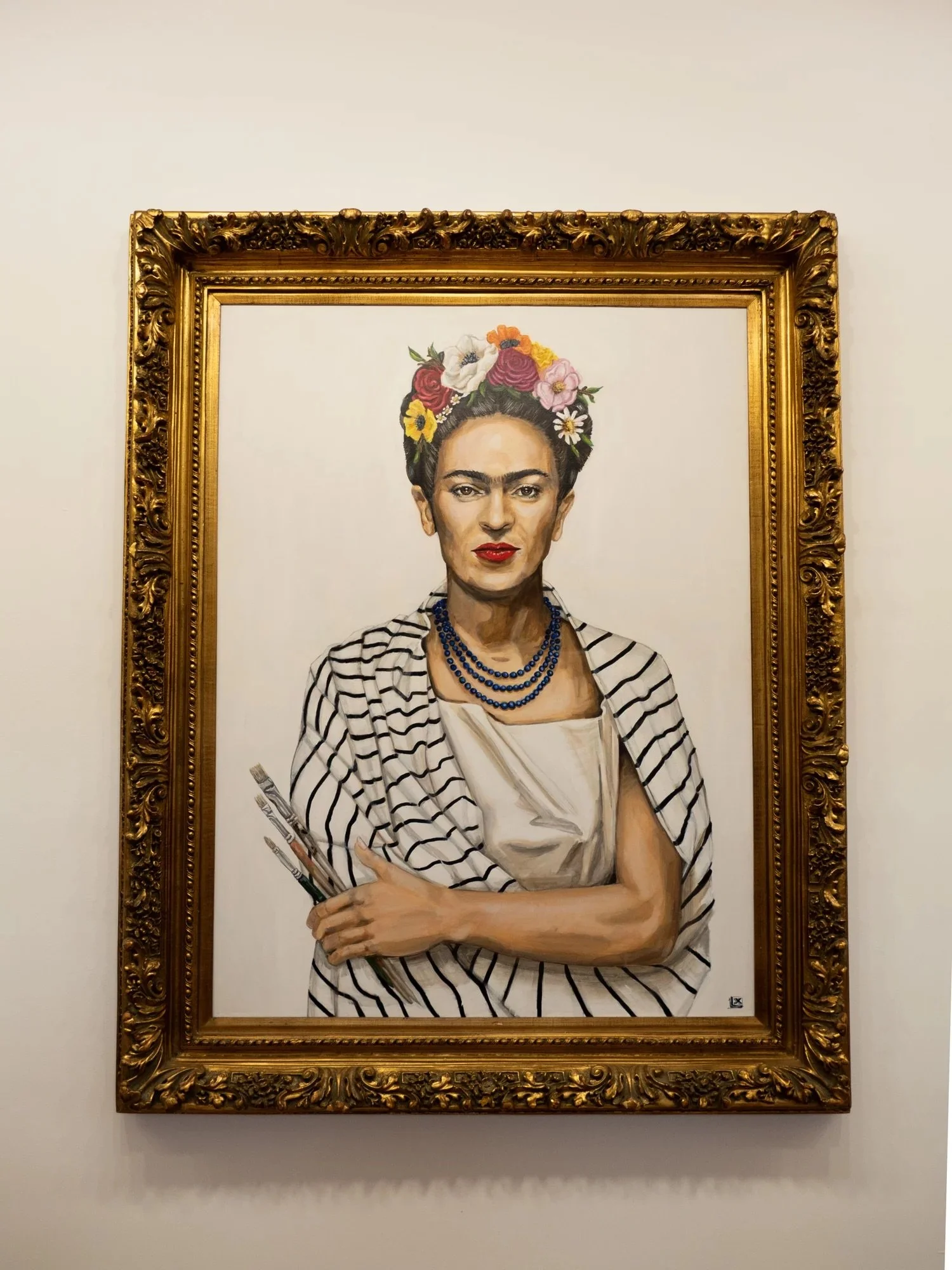 Frida in Stripes Original 36x48