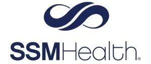 SSM Health logo featuring a stylized infinity symbol and text.