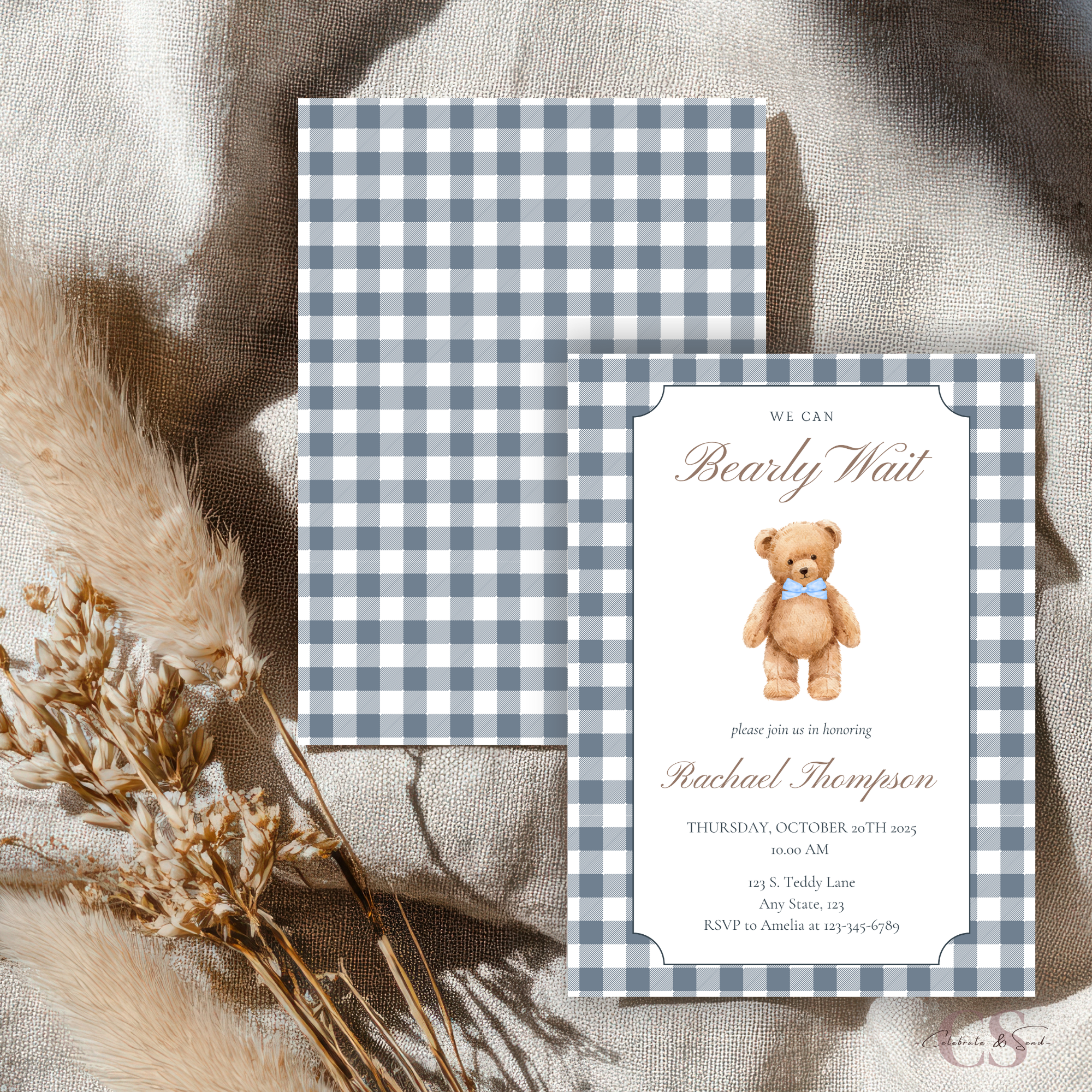 we-can-bearly-wait-baby-shower-invitation-teddy-bear-gingham-template-3.png