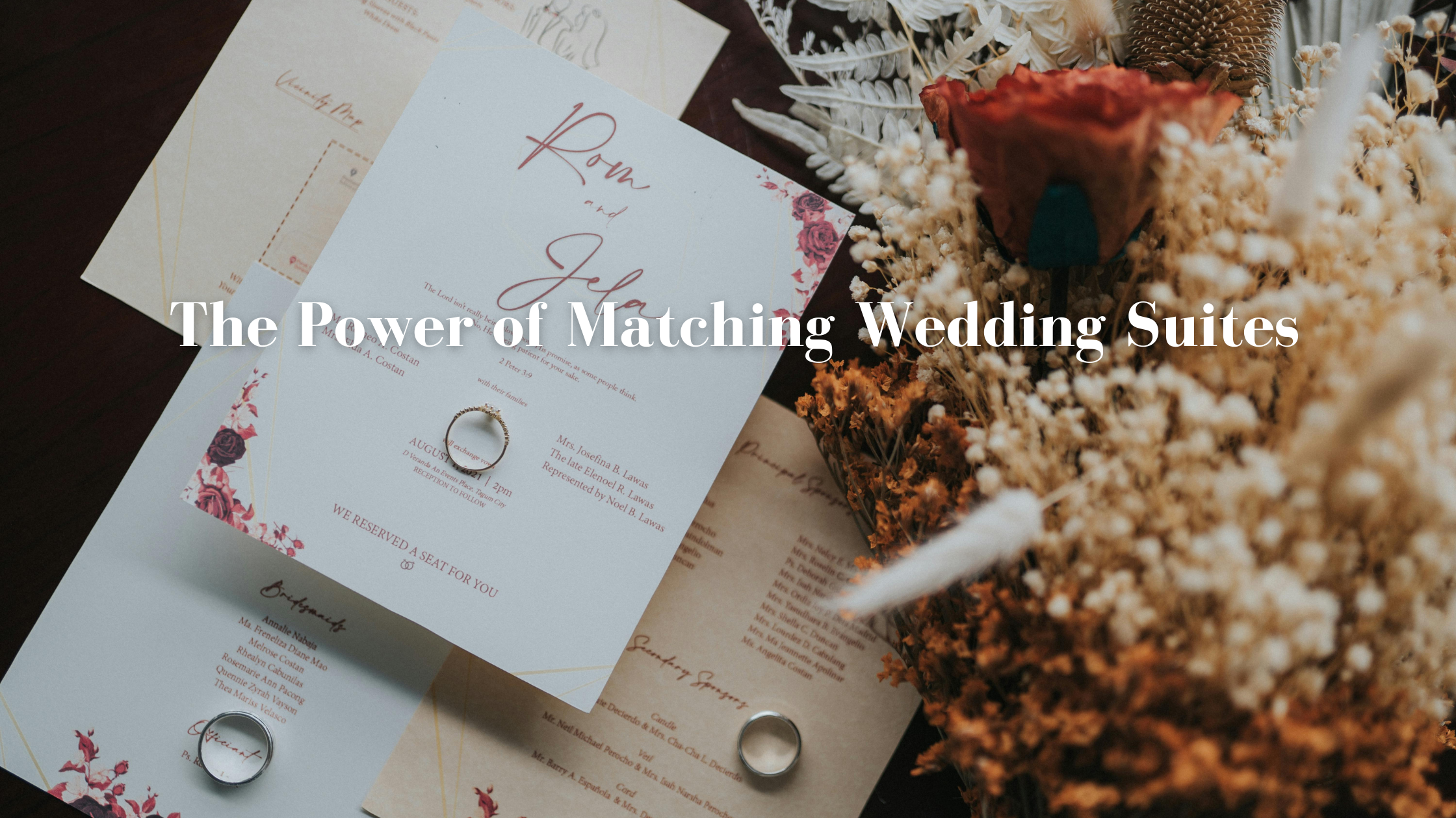 The Power of Matching Wedding Suites