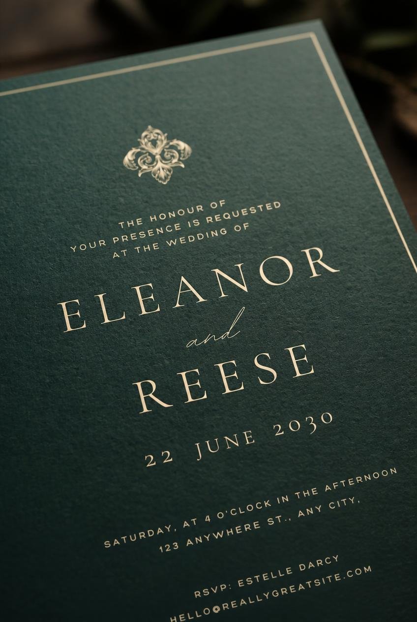 emerald-green-wedding-invitation-gold-foil-texture-closeup.jpg .jpg
