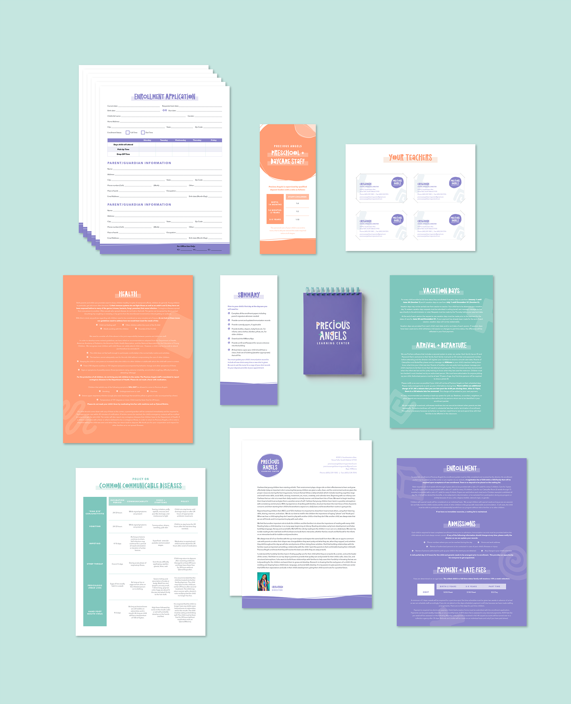 Precious Angels Collateral Design