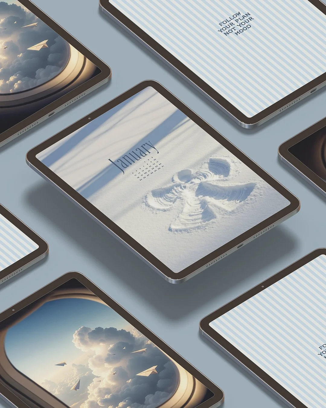 January 2026 Desktop Calendars