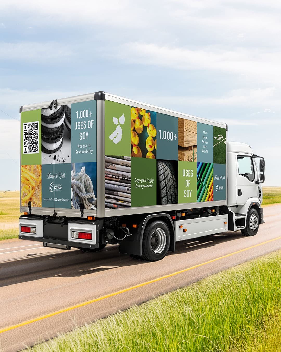 Hungry for Truth Soy Campaign Truck Wrap