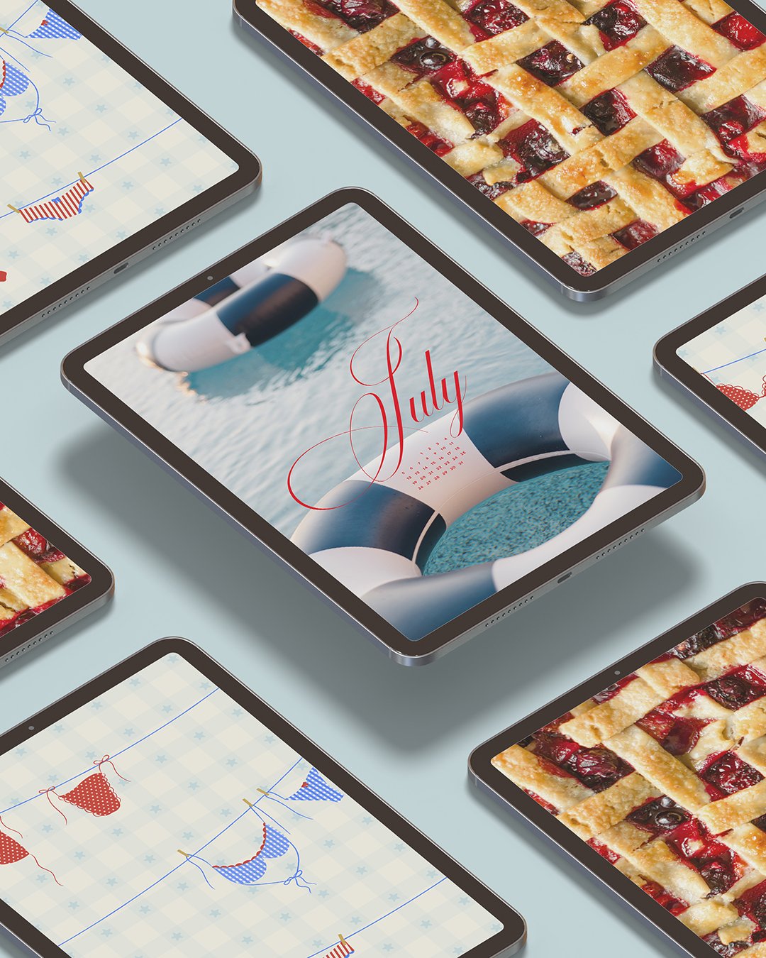 July Desktop Calendars