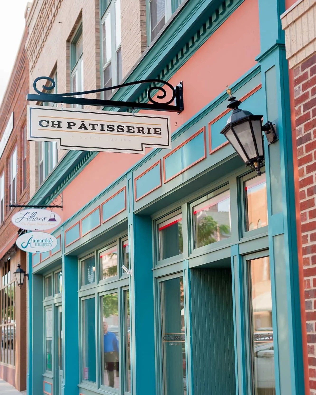 CH Patisserie storefront in downtown Sioux Falls, SD