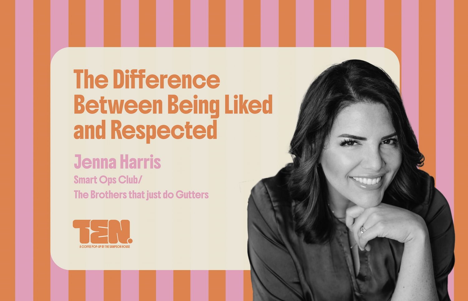 Social graphic for Jenna Harris talk.