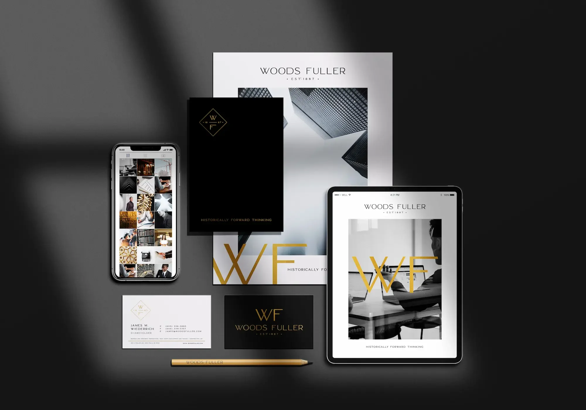 Brand Elements and Stationary for Woods Fuller