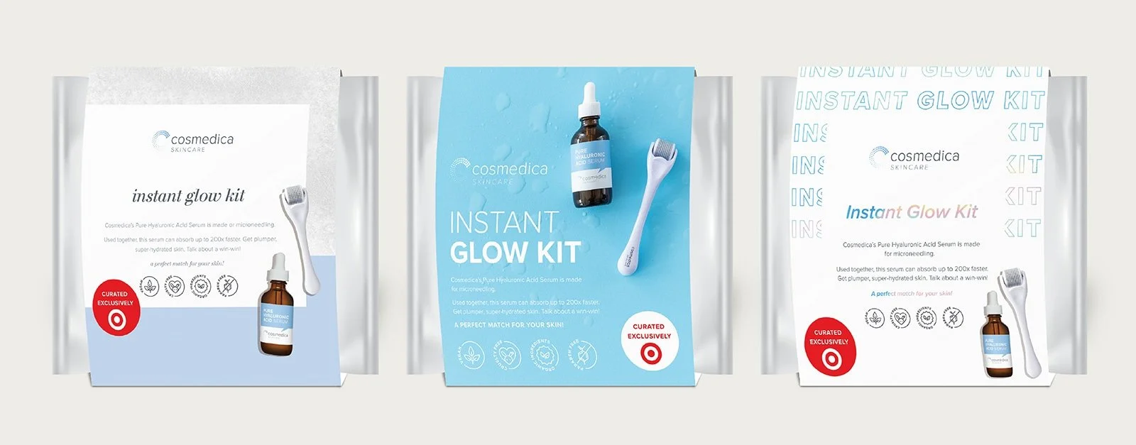 Target branded Cosmedica products