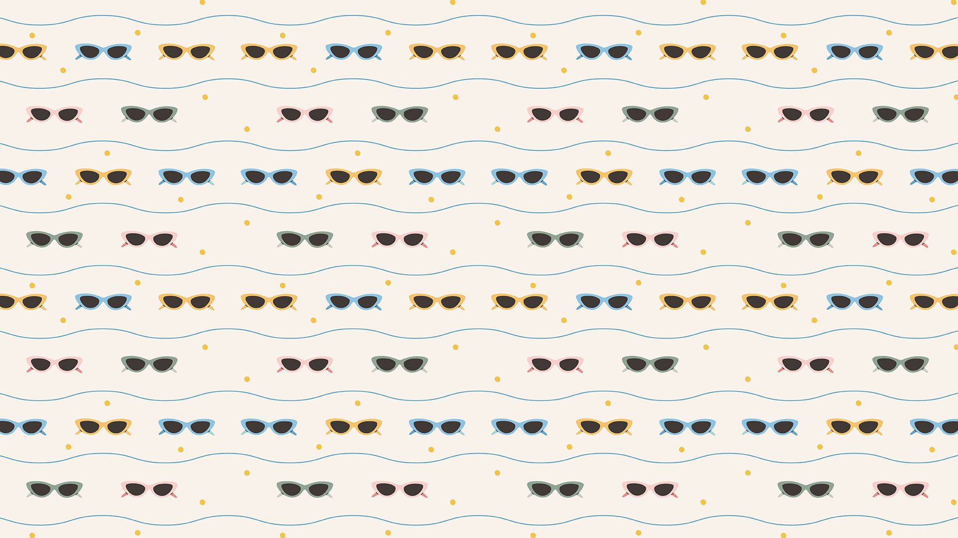 illustrative pattern of sunglasses