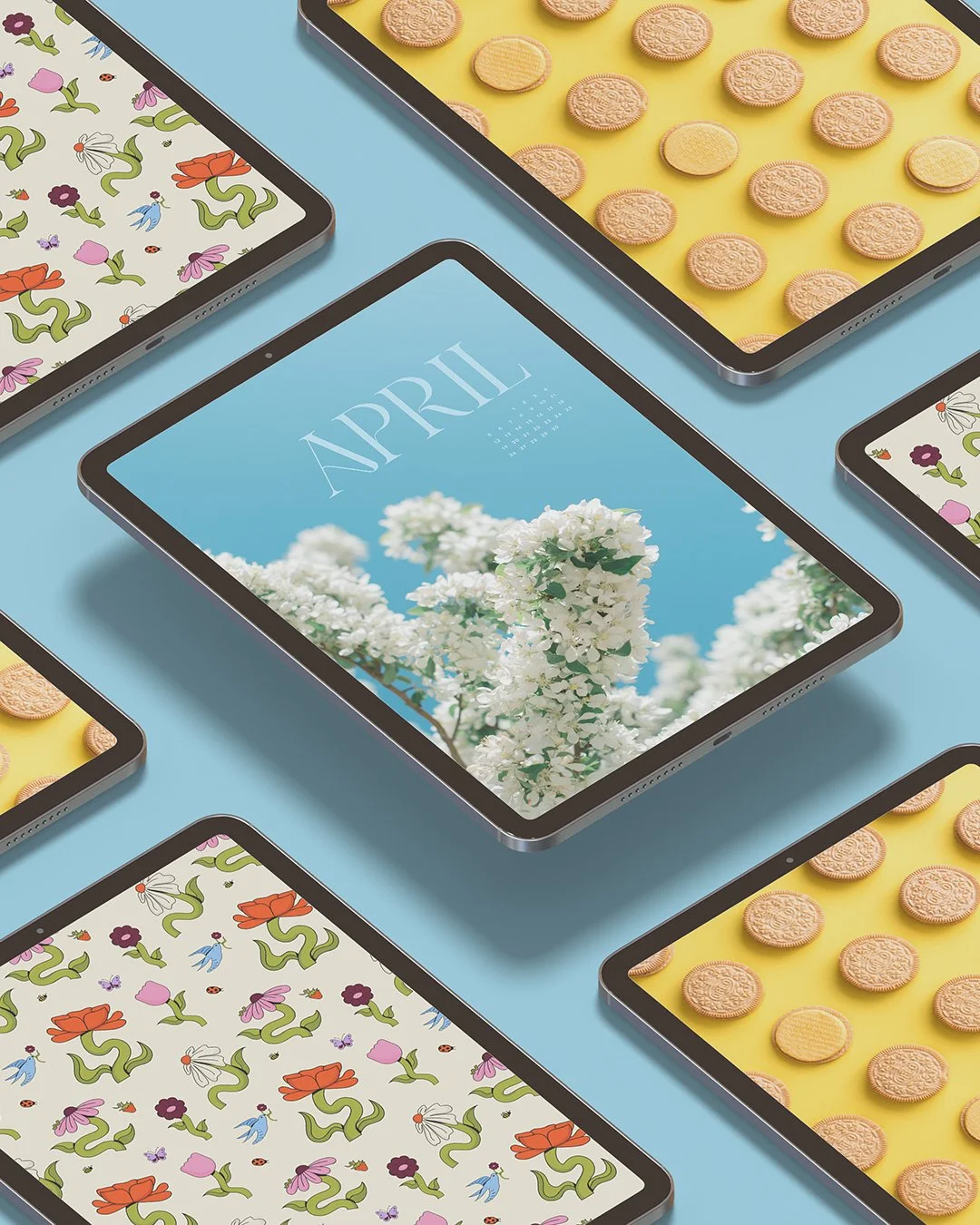 April Desktop Calendars