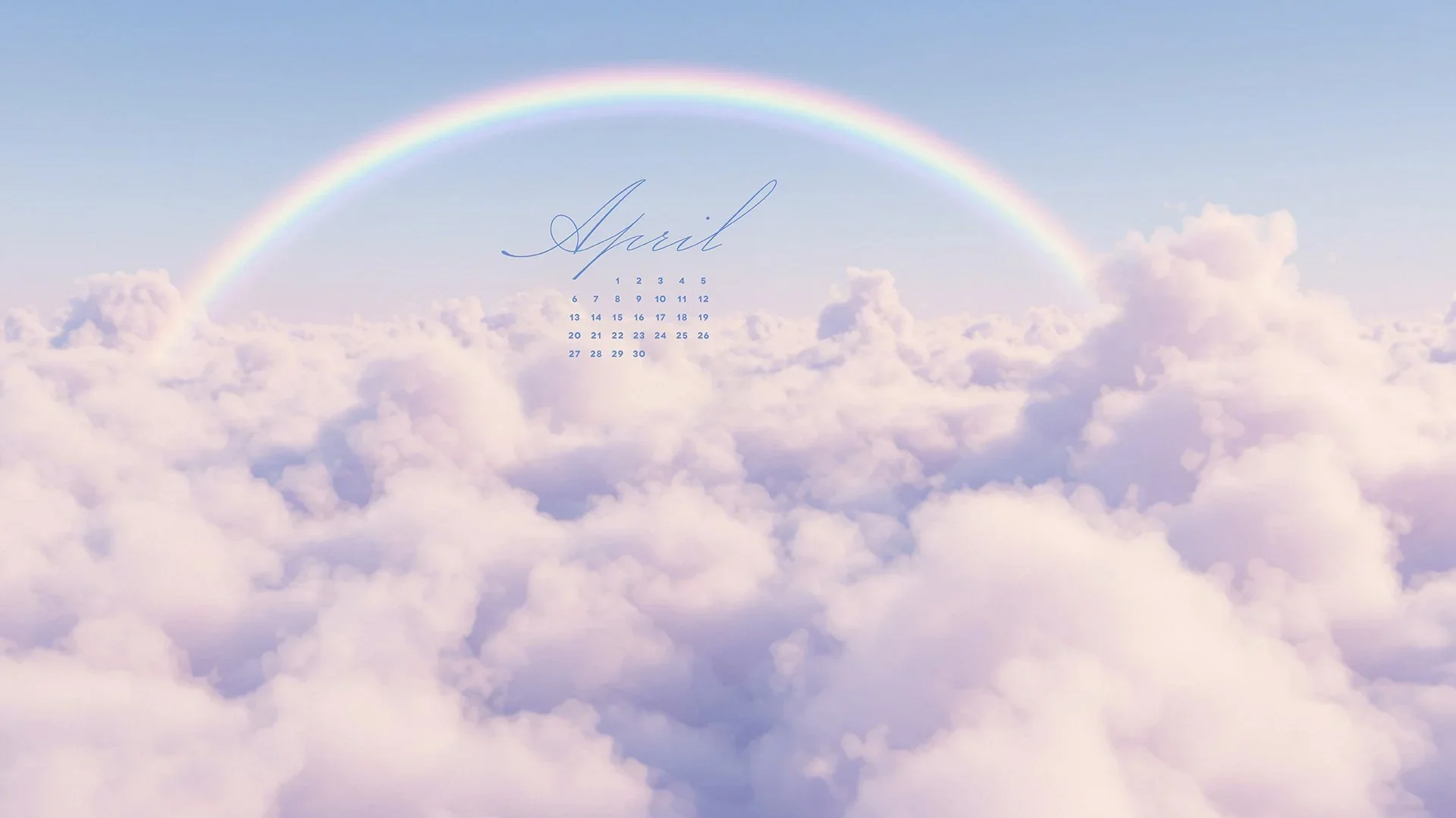 April desktop calendars