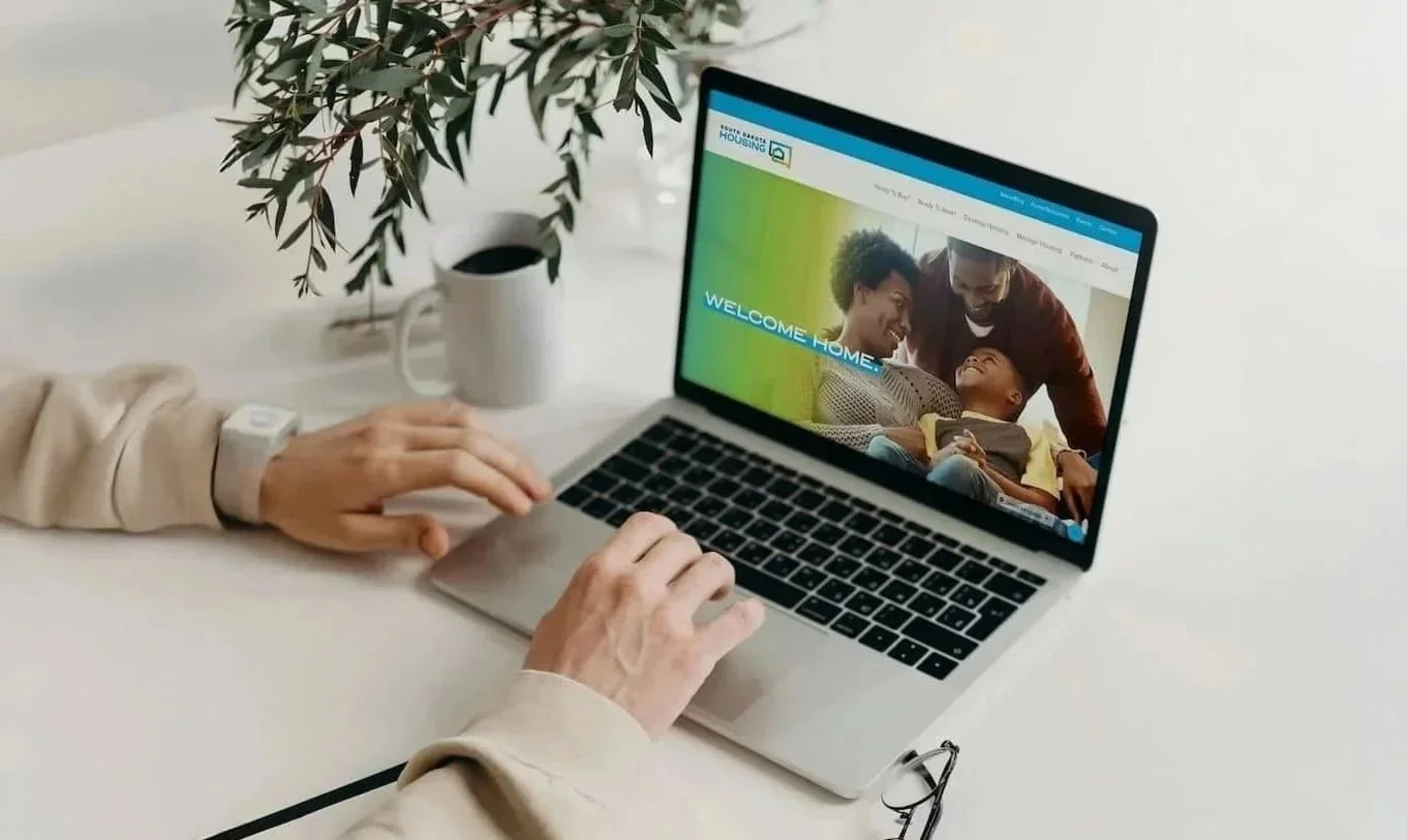 South Dakota Housing website mockup