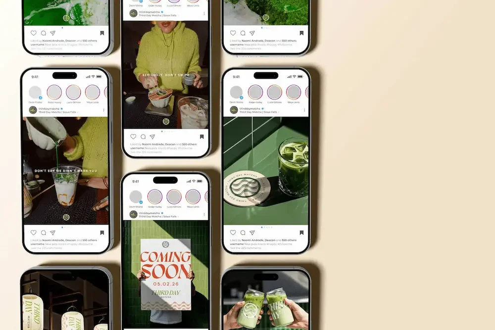 Social Media feed for Third Day Matcha