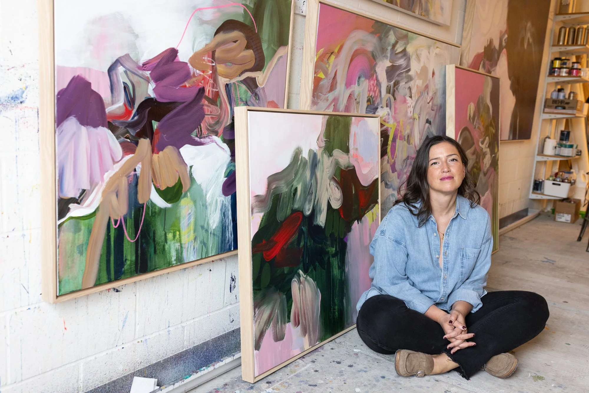 Julie Hawkins in Studio