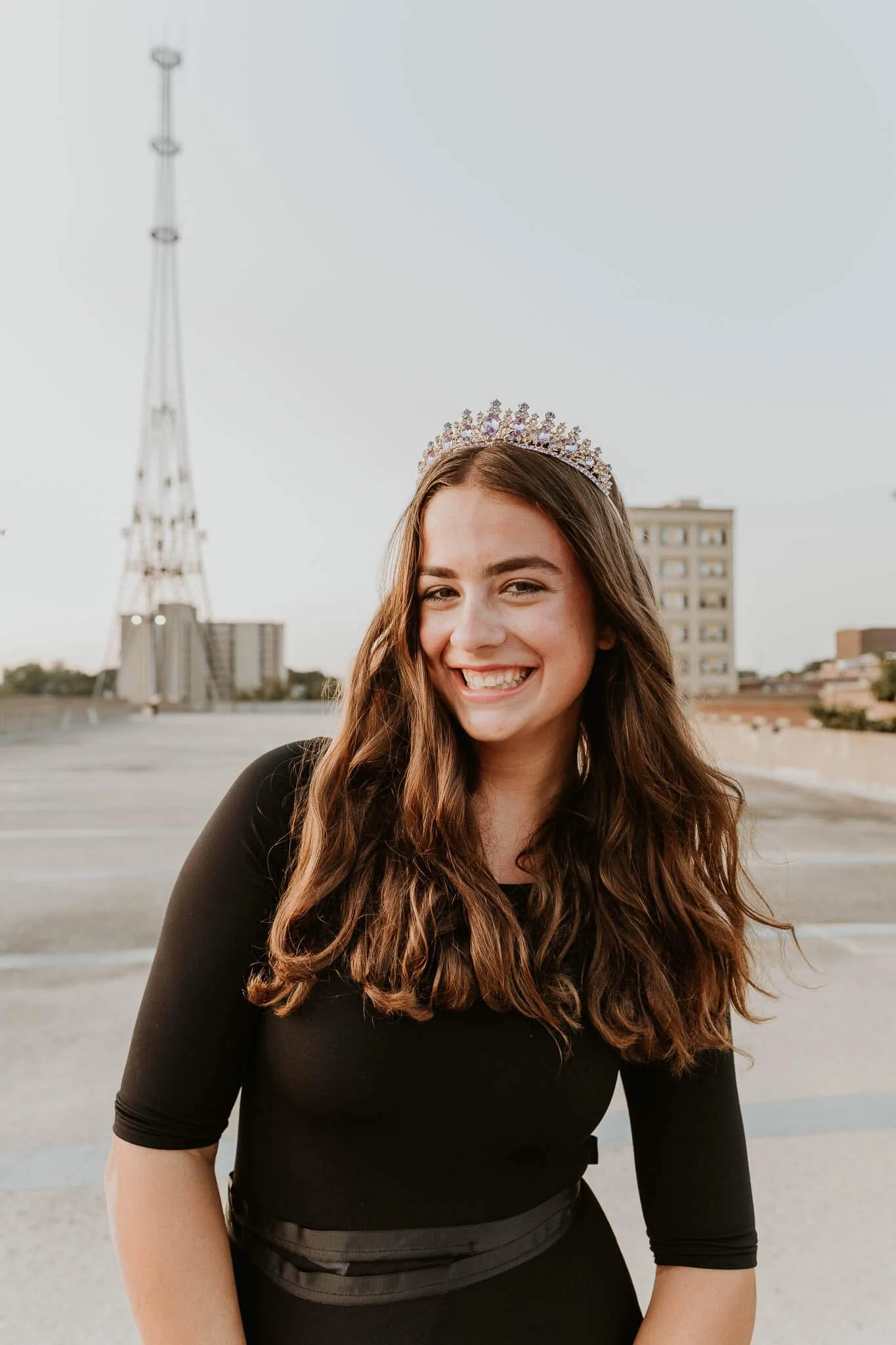 Portrait of a dancer during her creative dance session in Downtown Bloomington IL