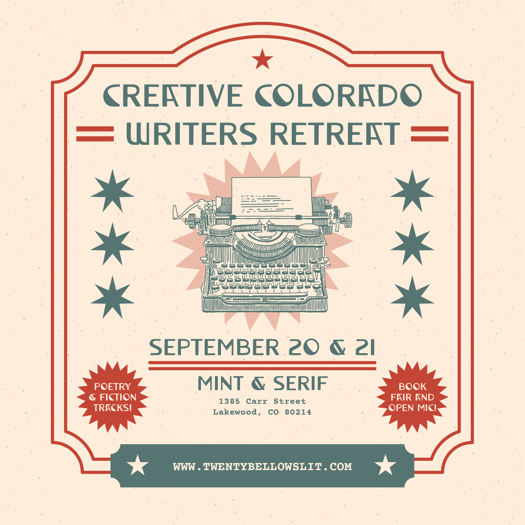 Creative Colorado Writers Retreat