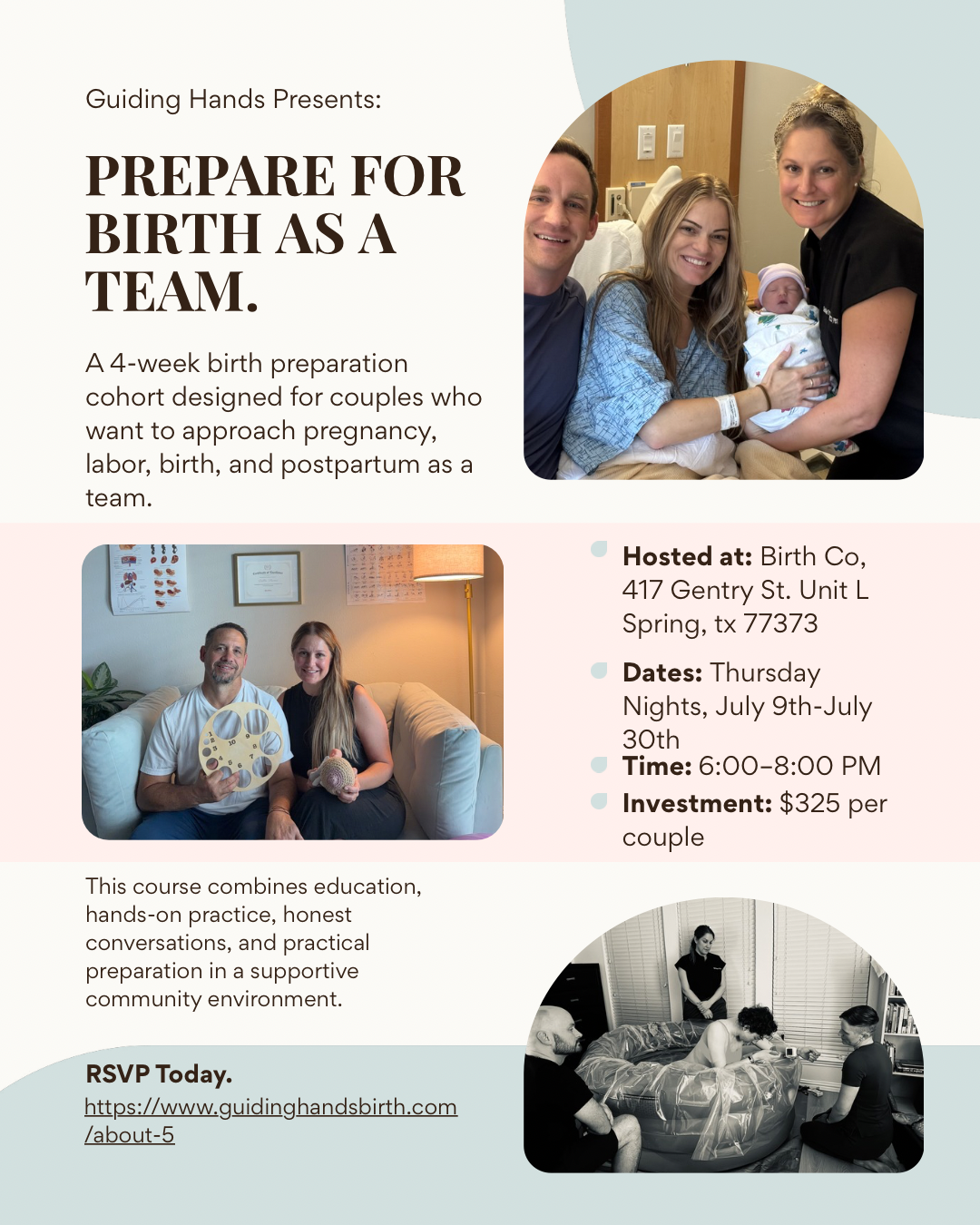 PREPARE FOR BIRTH AS A TEAM- A PARTNER COHORT