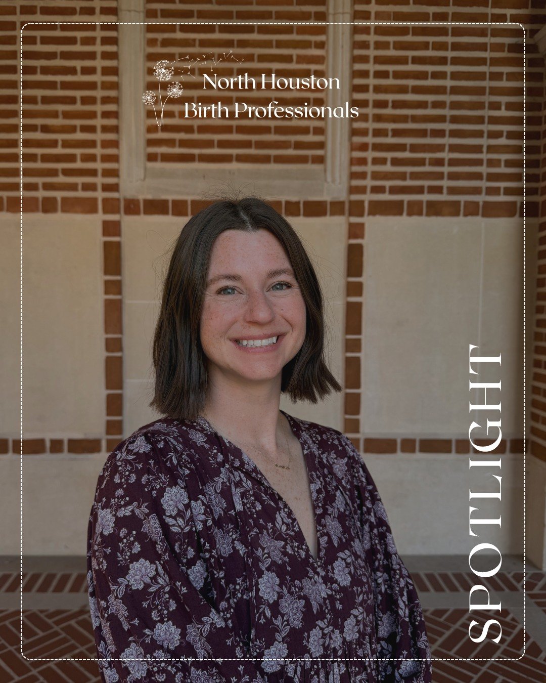 #memberspotlight 

"Emily DeLeon, North Houston birth doula here 👋🏼

I&rsquo;m a certified birth doula and my job is to support the moms and families I serve in feeling as capable, calm, and trusting of their bodies and story as possible throu