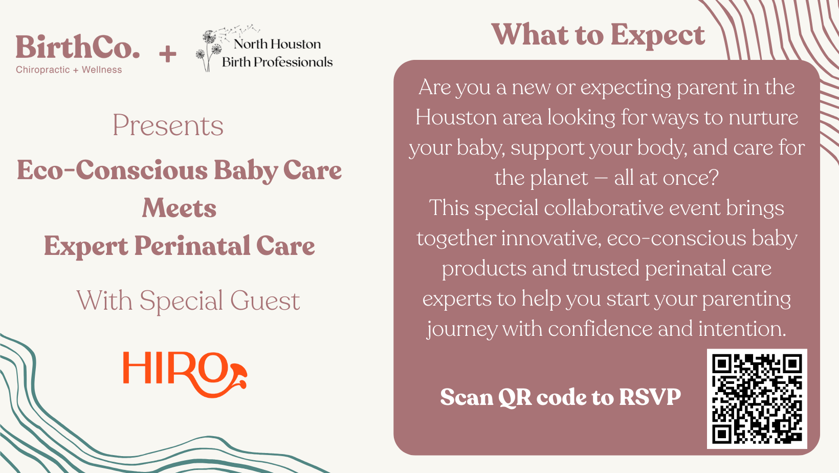 Eco Conscious + Expert Perinatal Support: Special Guest Hiro