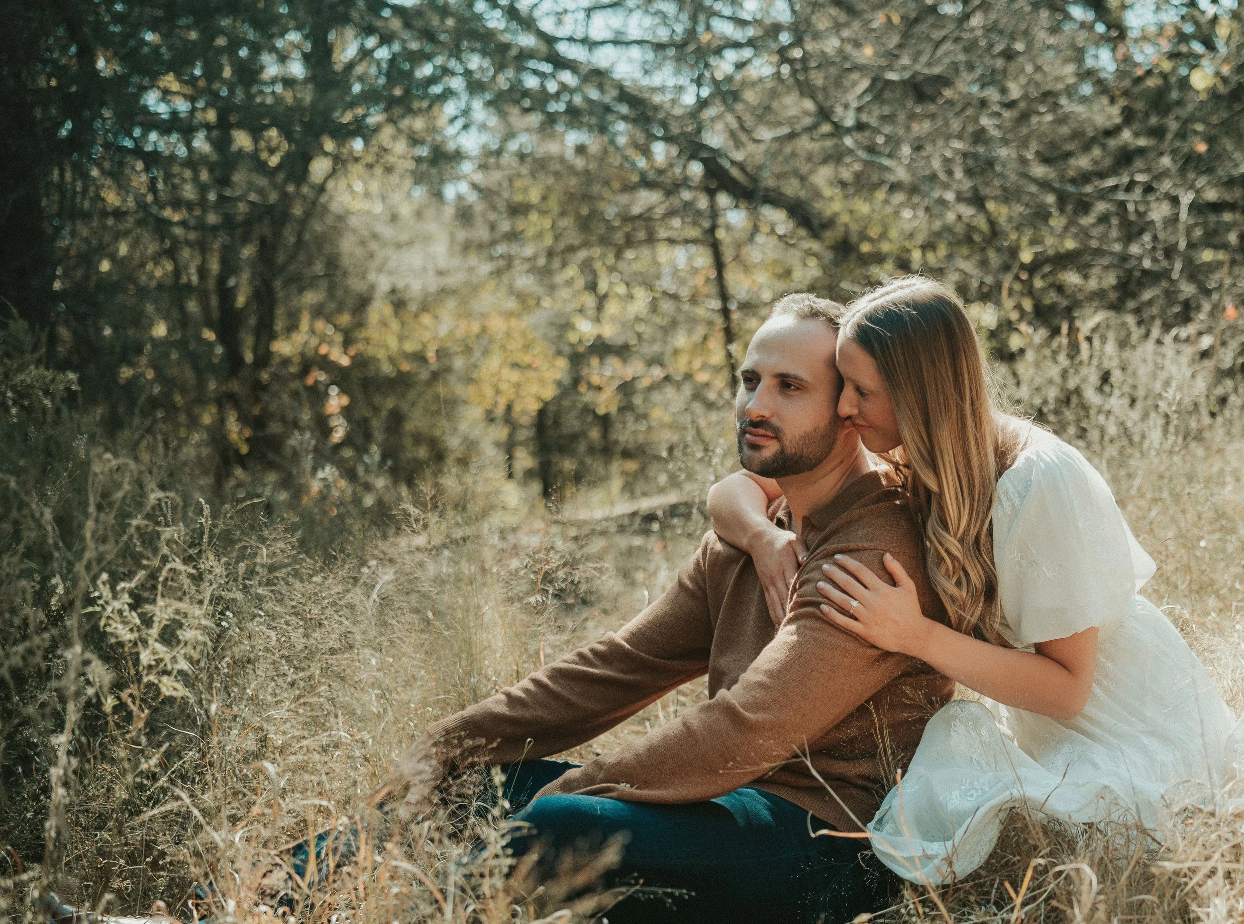 Summer country engagement photos 