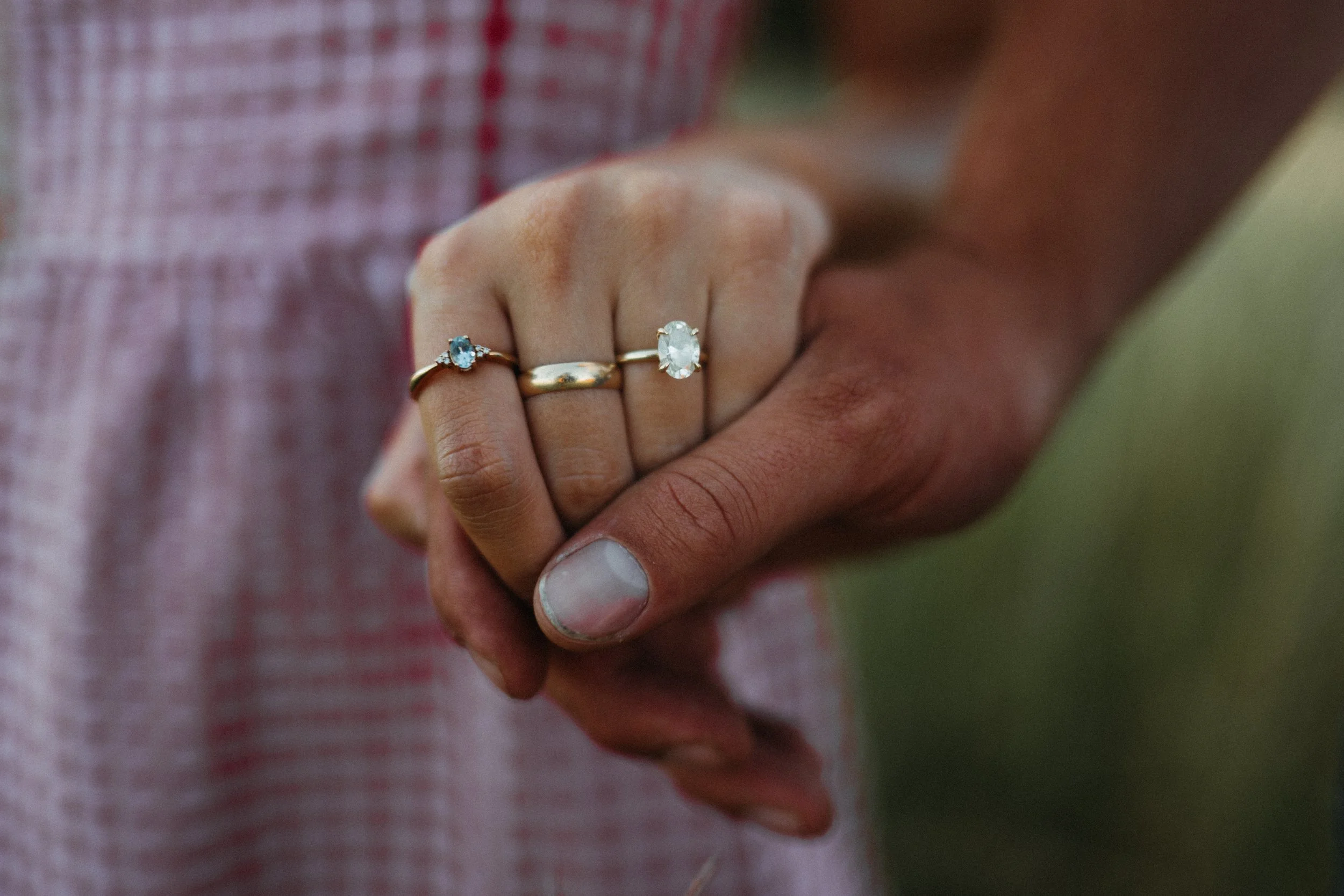 Summer country engagement photos 