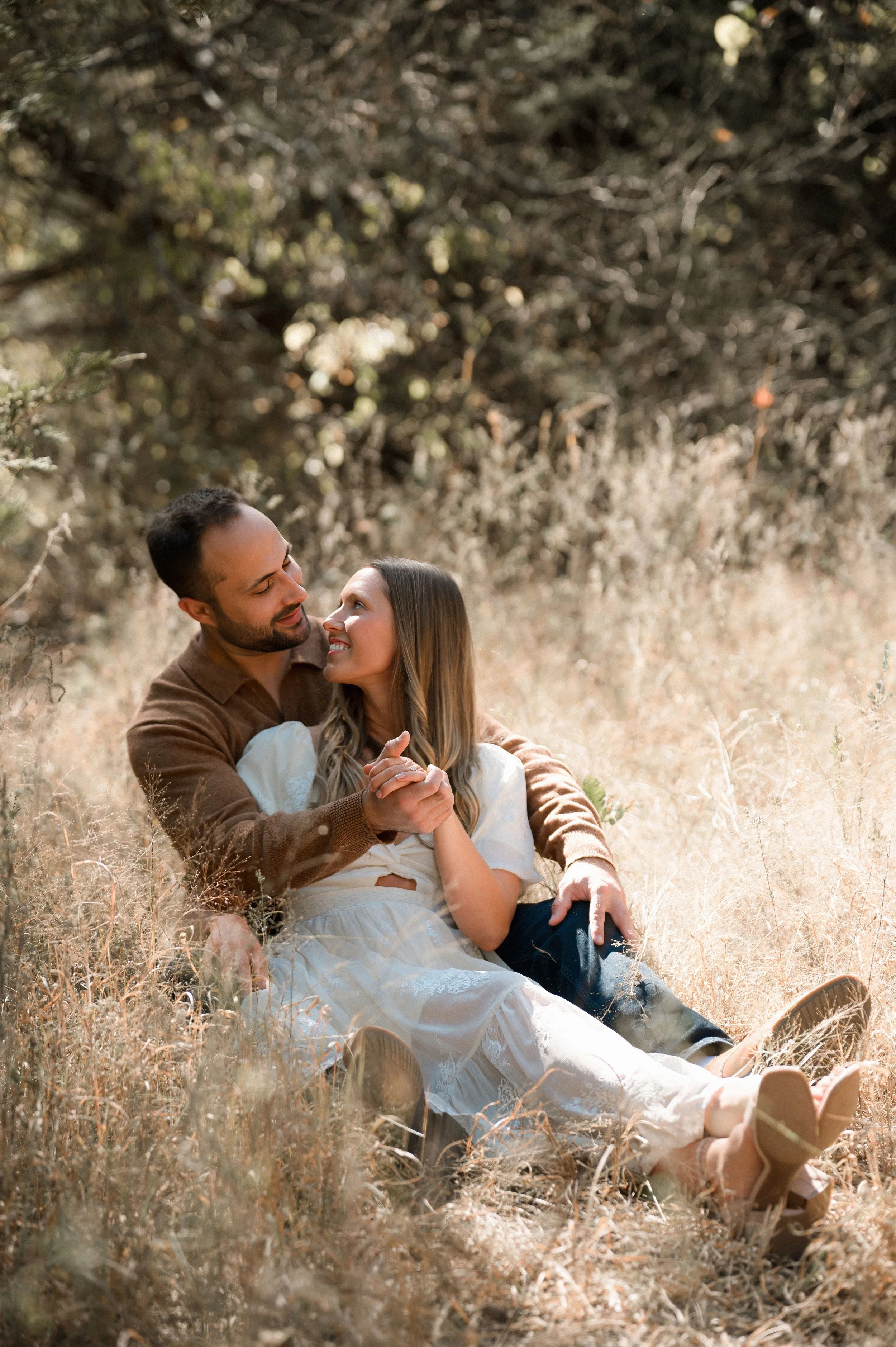 Summer country engagement photos 