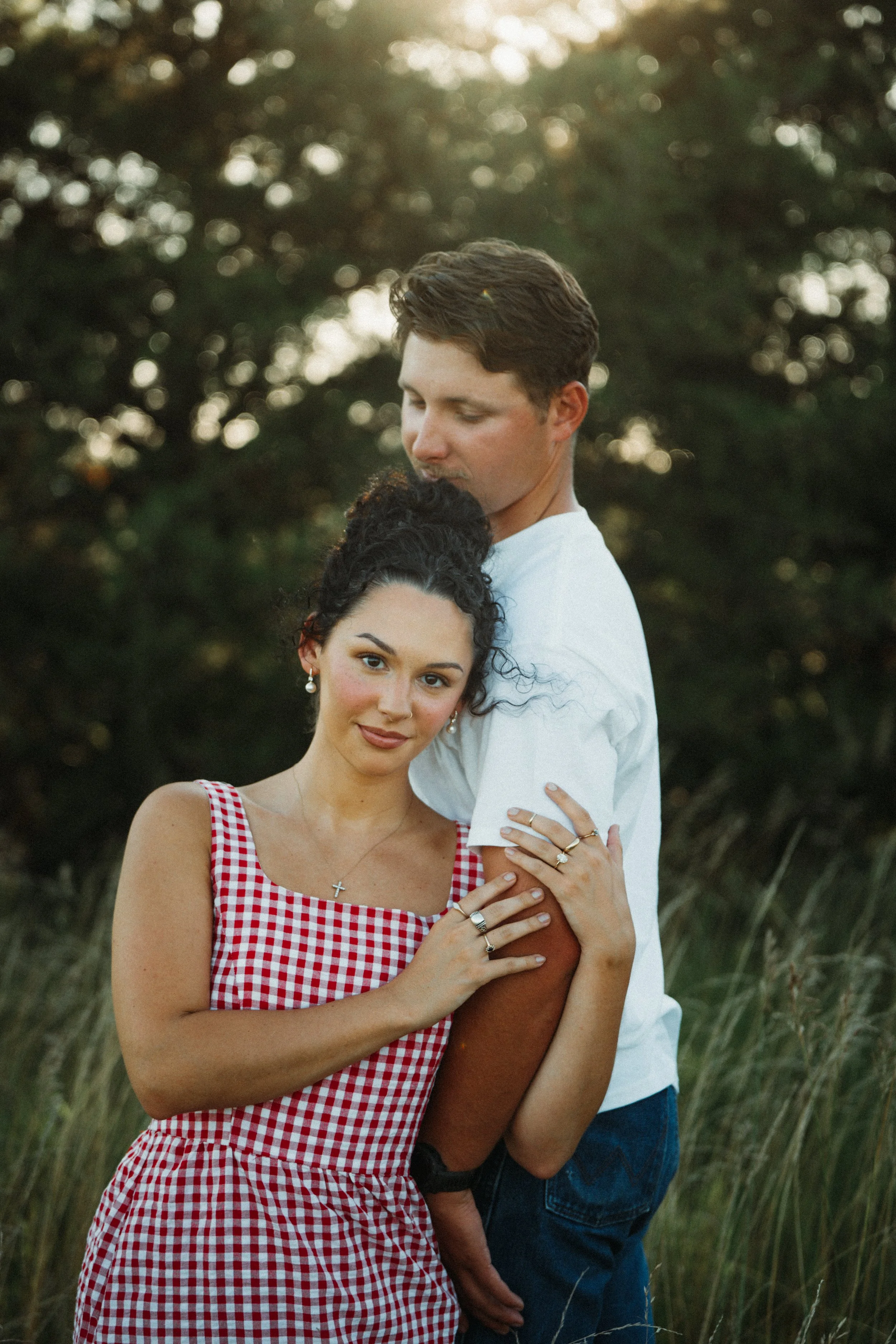 Summer country engagement photos 