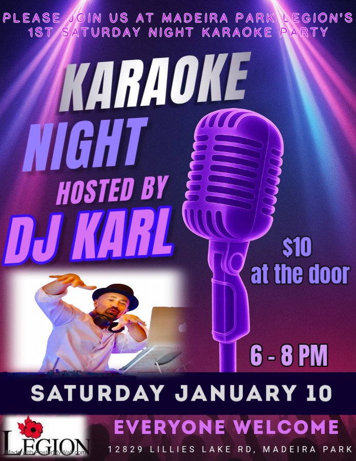 karaoke night pender harbour sunshine coast
