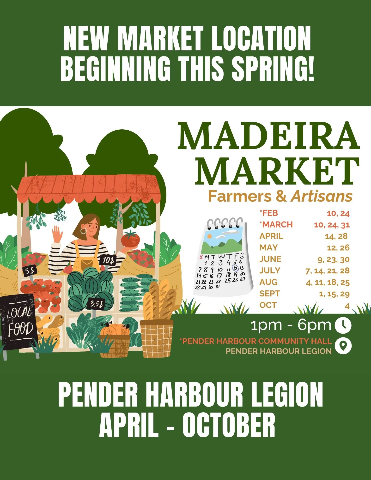 markets sunshine coast bc pender harbour