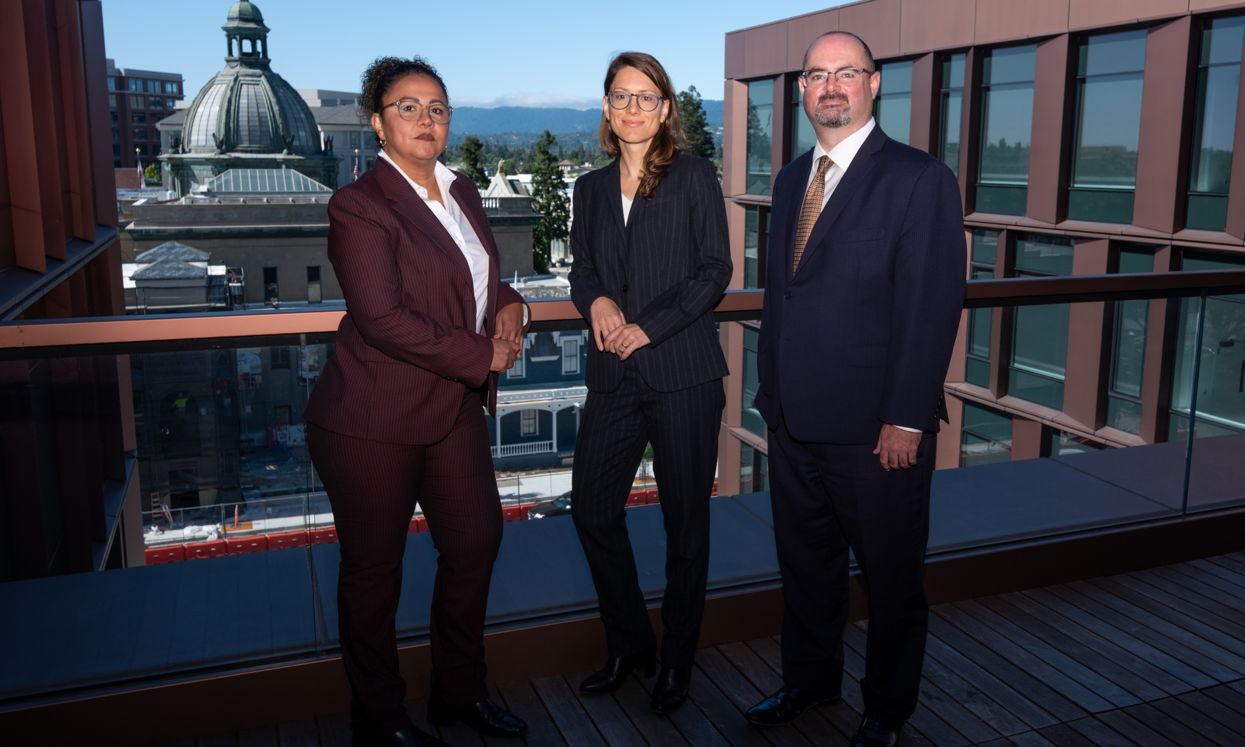 Members of the new Office of Labor Standards and Enforcement, from left: Carolina Babbidge, Shane Ross and Kyle Cakebread