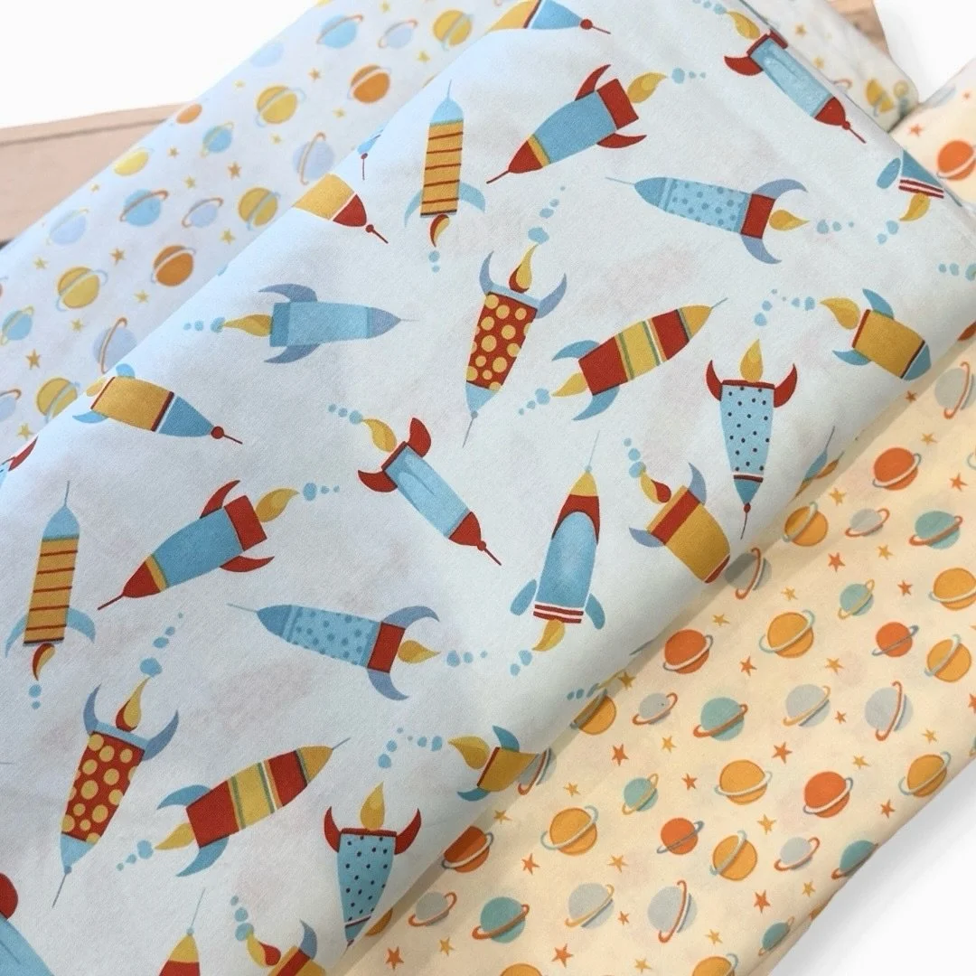 We got three bolts of this adorable Free Spirit David Walker cotton fabric (not flannel) in today. We&rsquo;ll be selling this discontinued print by the yard instead of the 15 yard bolts. 

#creativereuse #fabricstore #sananselmo